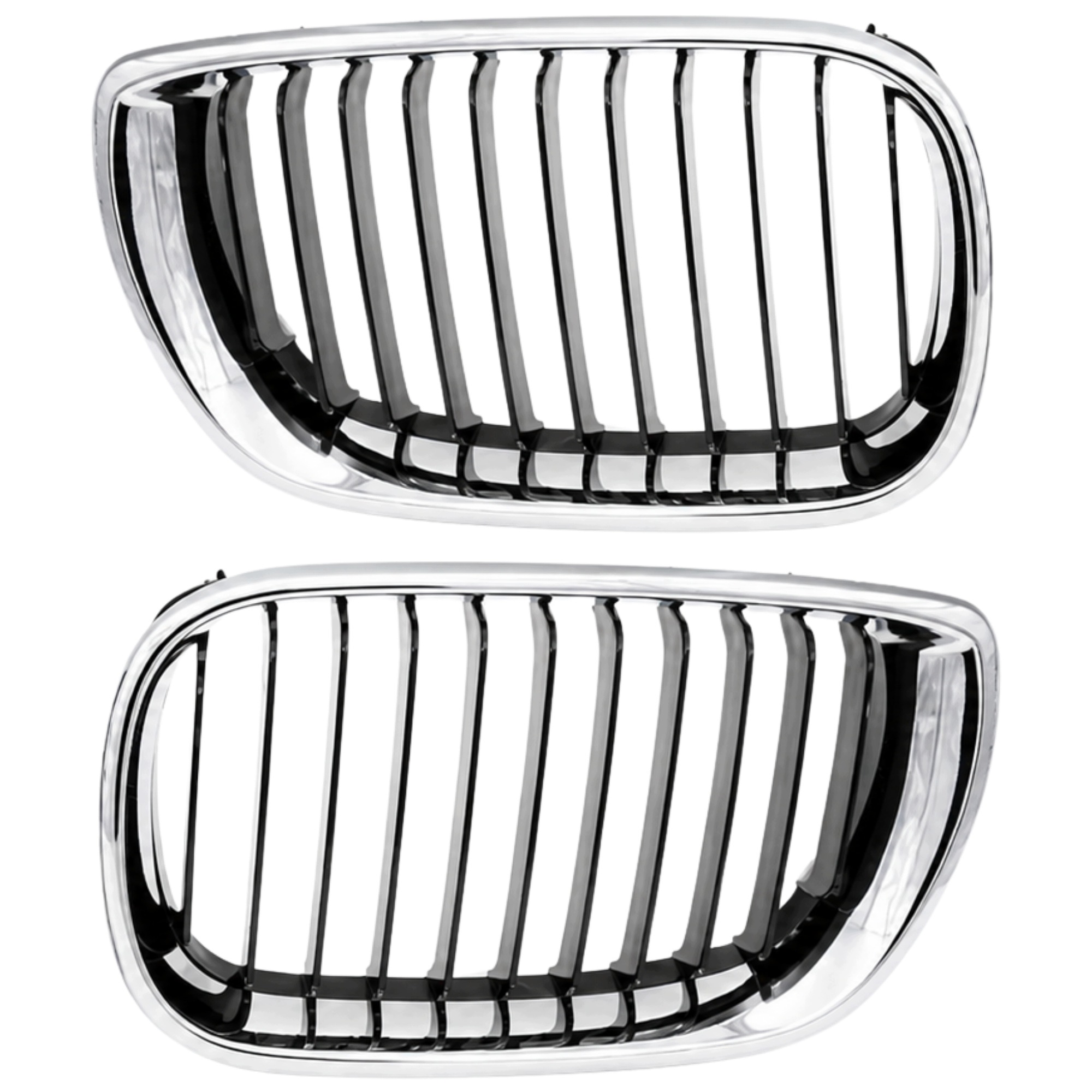 Bmw 3 E46 2001-2005 Atrapy Mřížky Levá Pravá Přední Komplet 51137030545