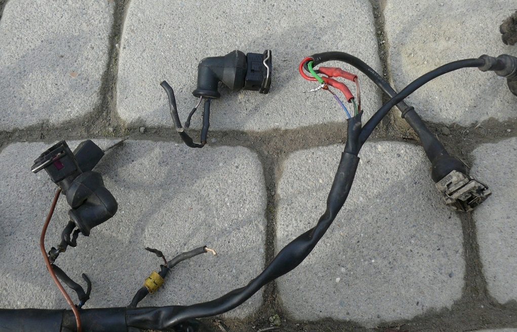 bundle motor wiring AUDI S6 A6 C5 4.2 299KM ASG 4B7971072BD