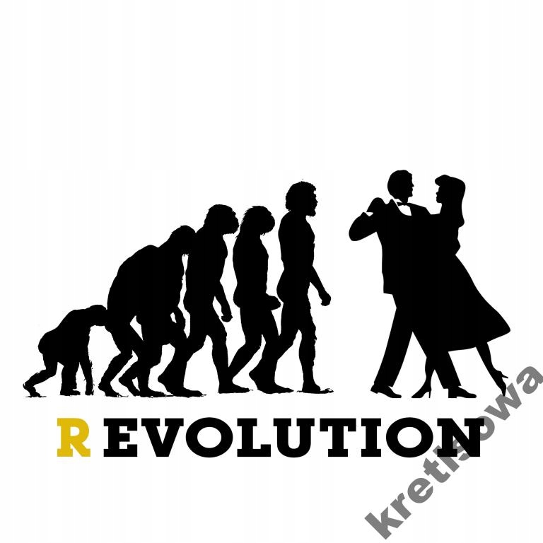 

Damska Koszulka Rewolucja Ewolucja Wzory e2a