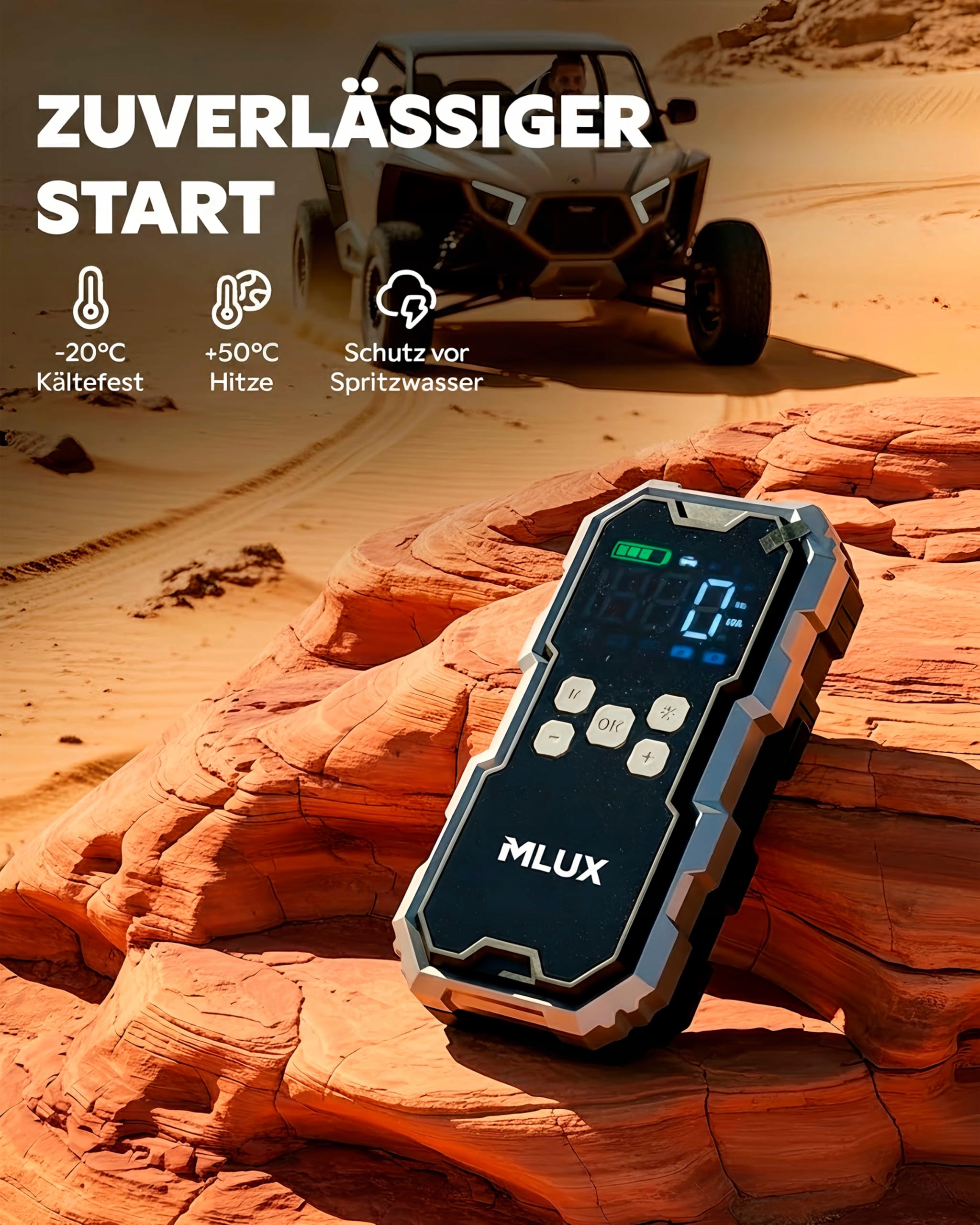 STARTHILFE Powerbank 6000A 26800mAh Z Kompresorem Do Auta — miniatura 6