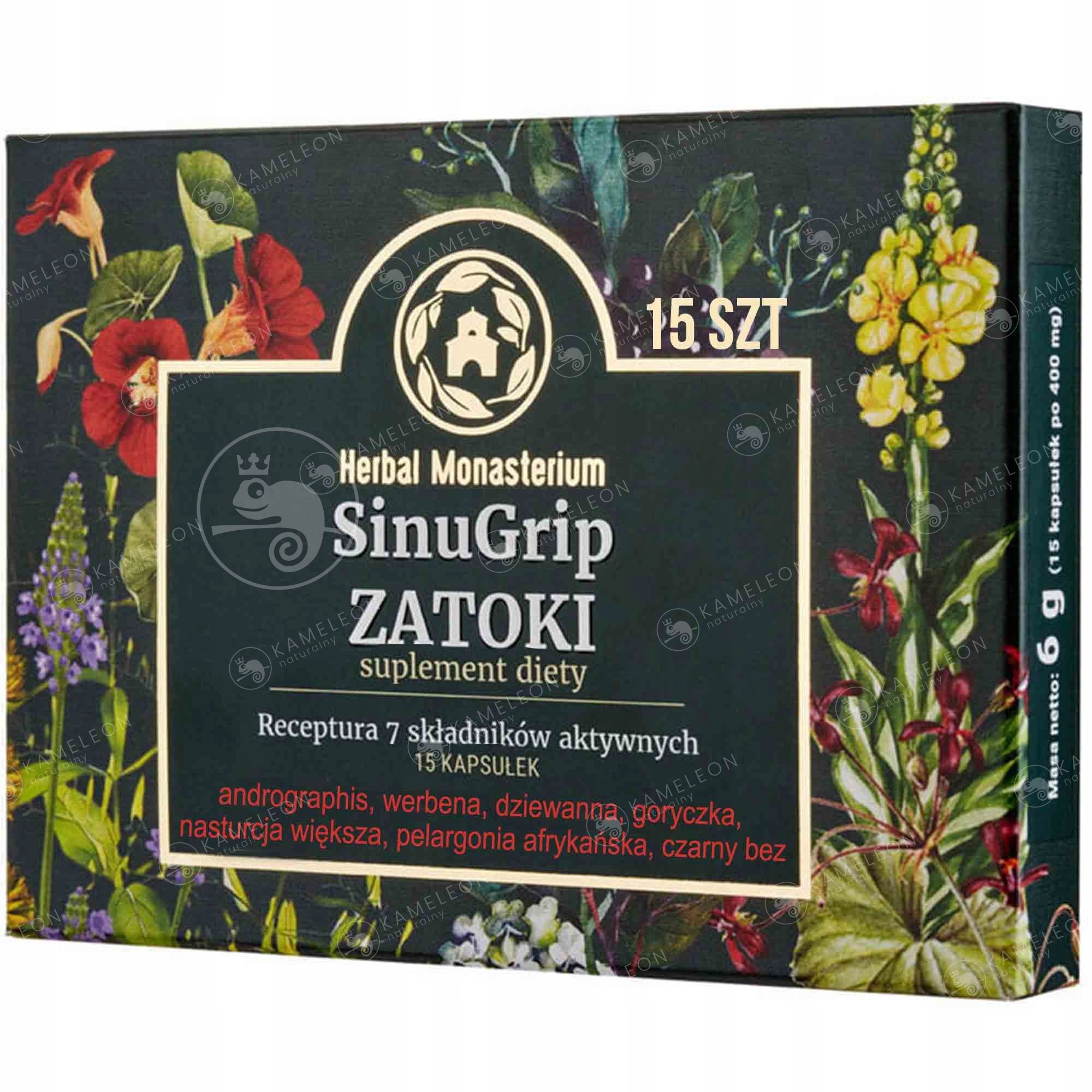 

Herbal Monasterium Sinugrip na zatoki 15 kapsułek