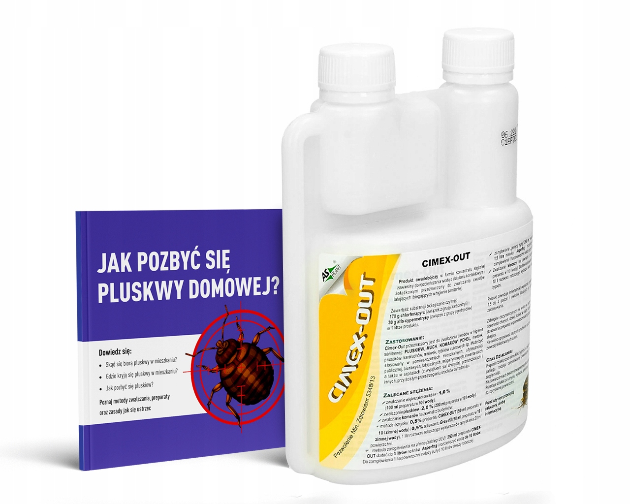 

Skuteczny Środek Na Pluskwy Owady Cimex Out 500ML
