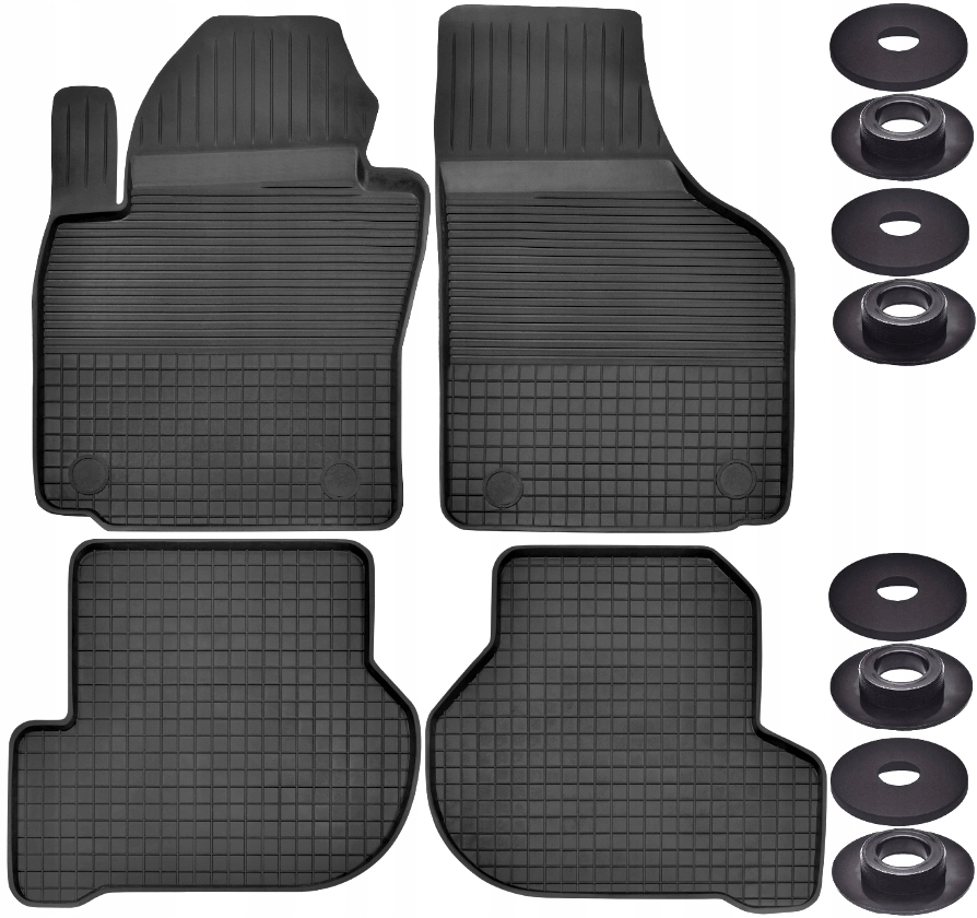 

Volkswagen Golf V/VI 03-12 Gumowe Dywaniki+stopery
