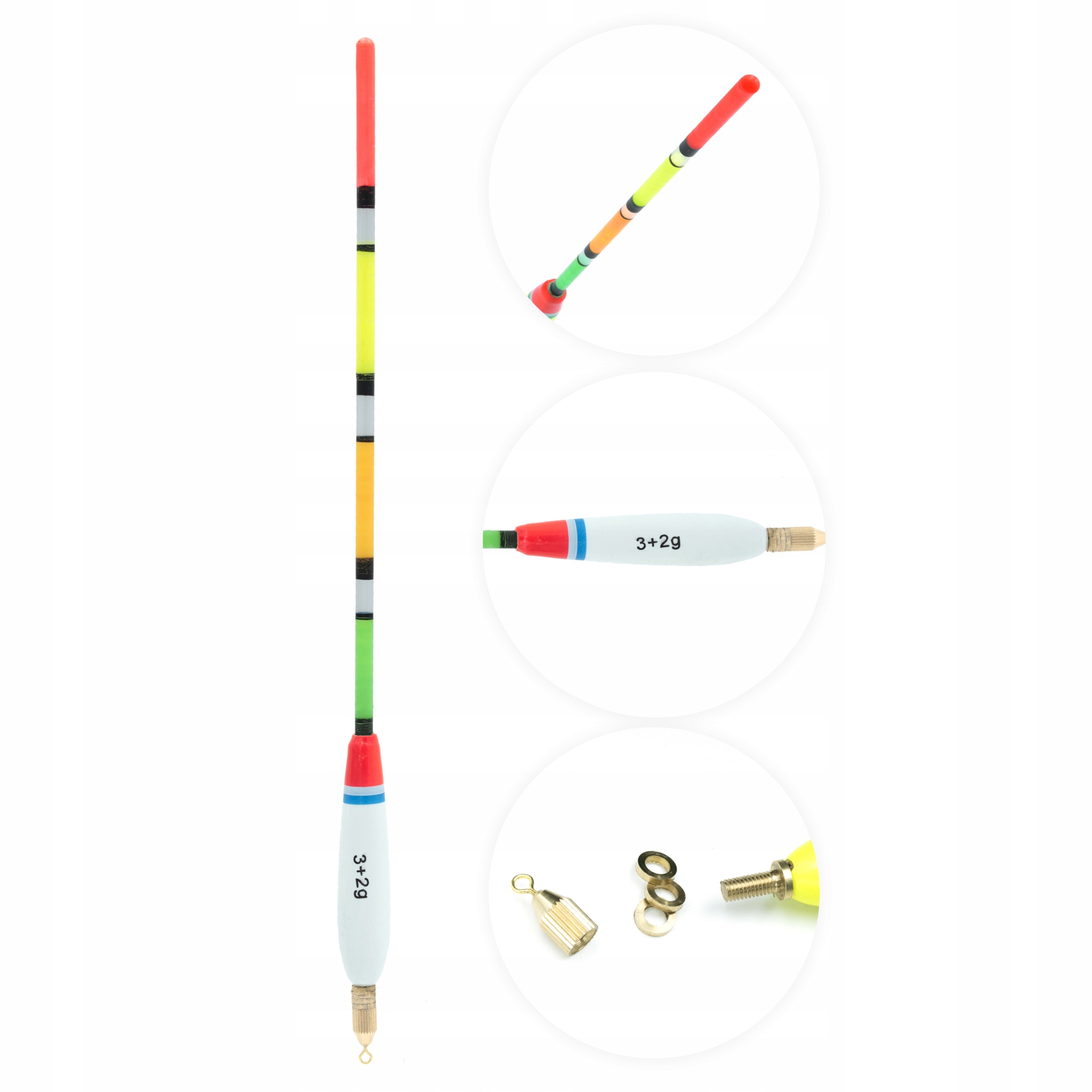 

Spławik Przelotowy Balsa 3+2G Biały>