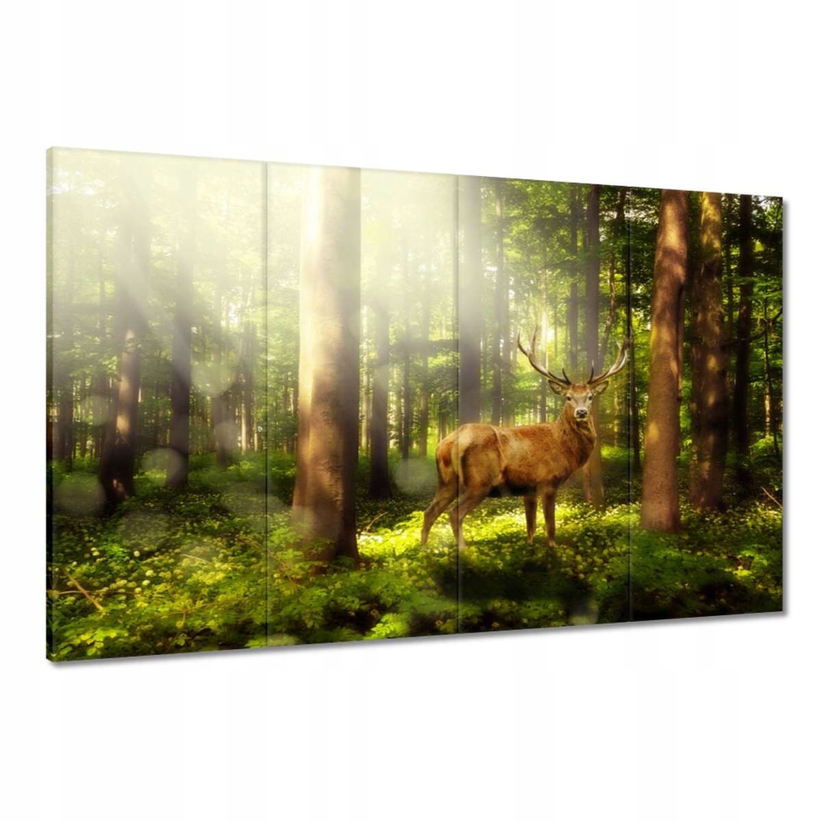 Obrazy 120x80 Jelen v kouzelném lese