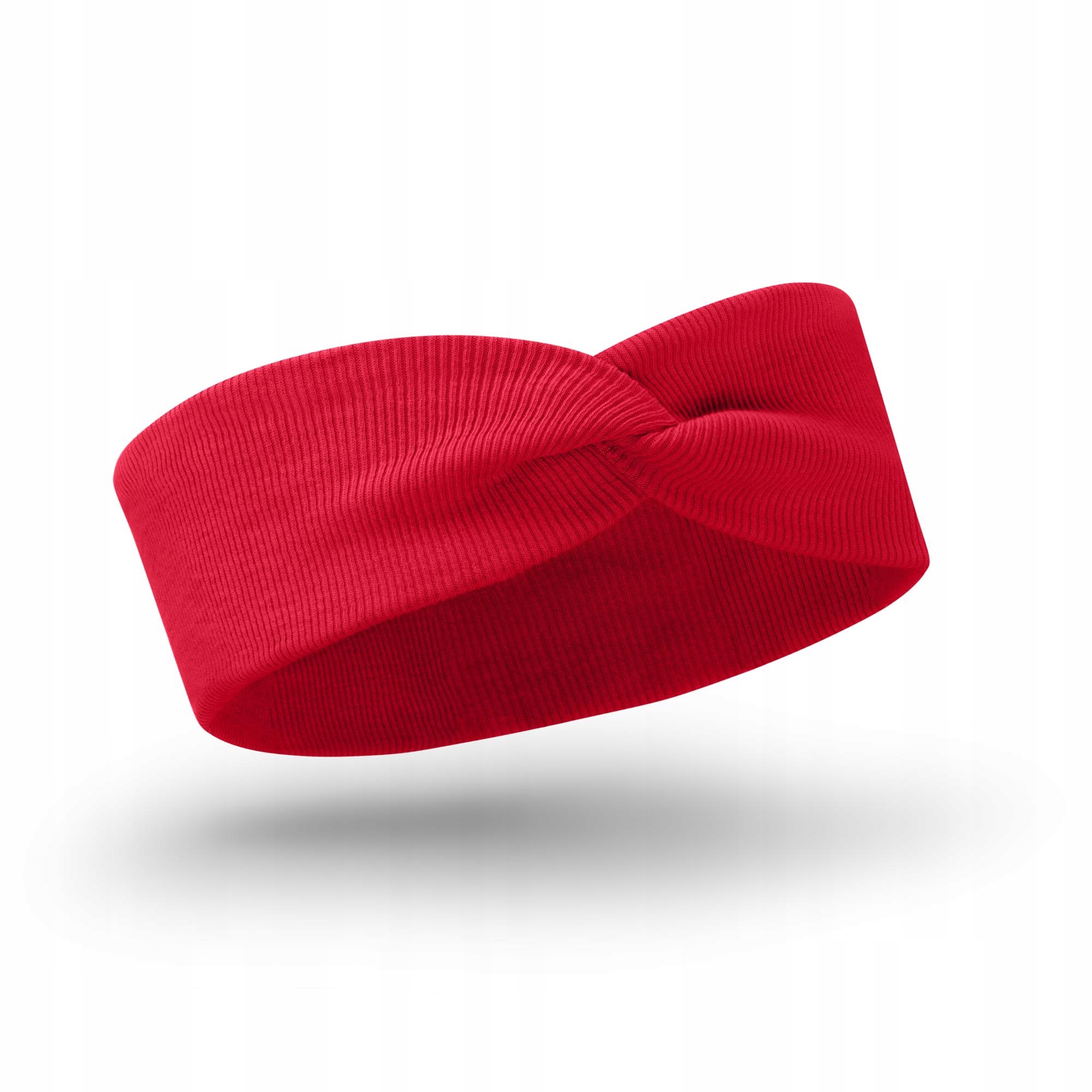 

Opaska dziecięca przeplatana prążek czerwona 48-54