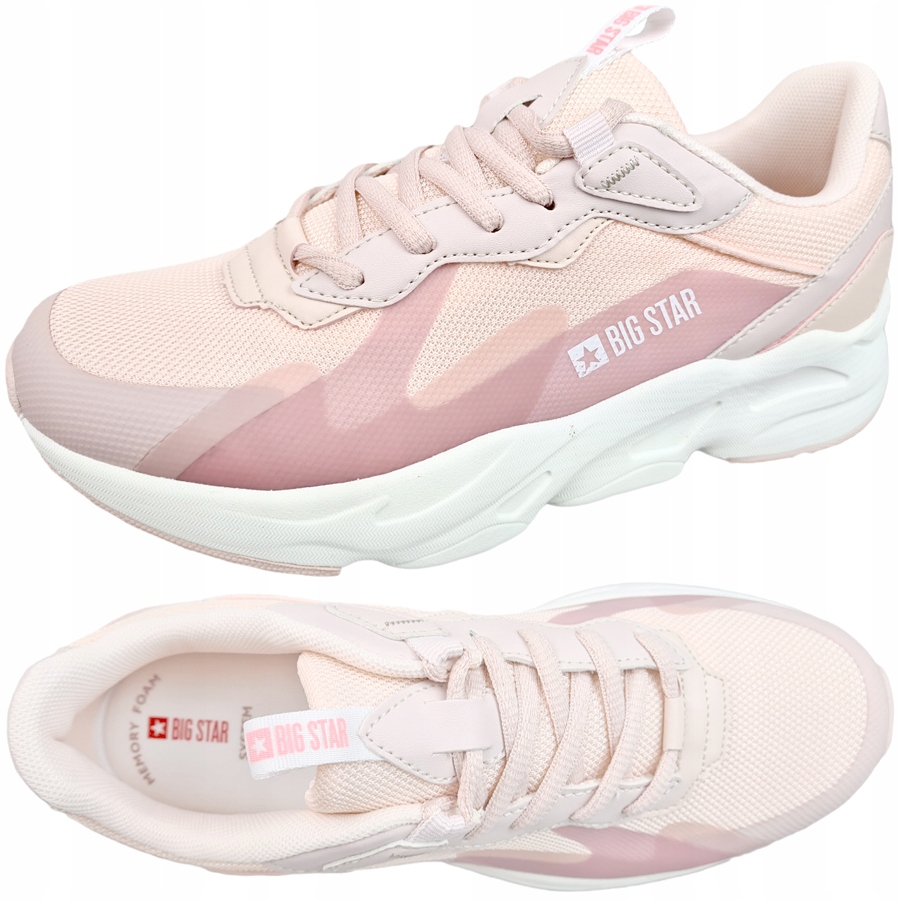 

Sneakersy damskie różowe buty Big Star HH274811 37
