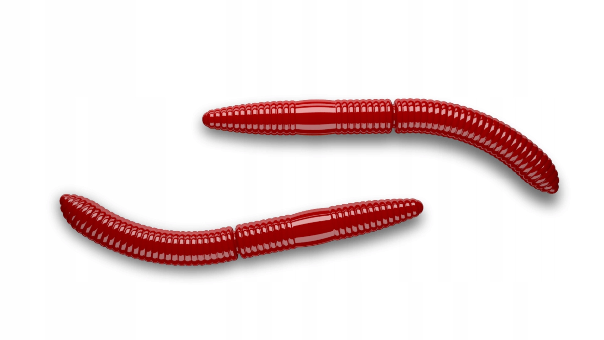 Przynęta Libra Lures Fatty D'Worm 6.5cm -021 red- 10szt (zapach serowy)