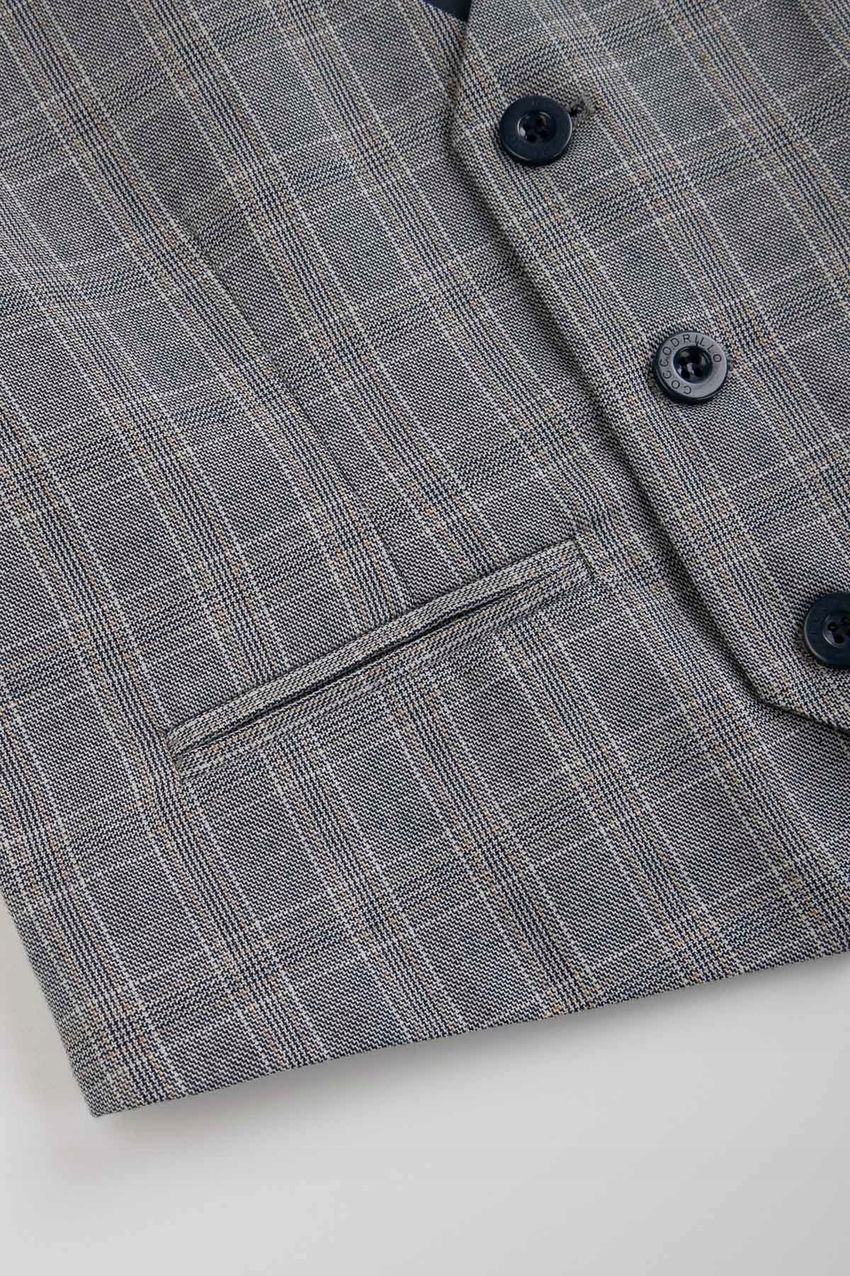 Chłopięca kamizelka w kratę 158 Coccodrillo Kod producenta 5904986130094