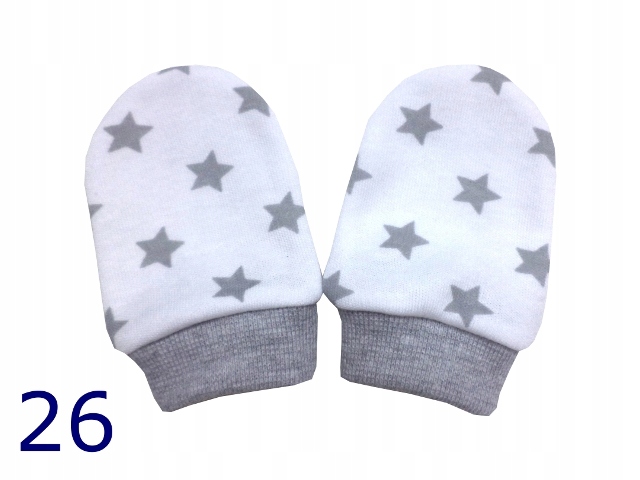 Rękawiczki ZUZA / Łapki niedrapki wzór26 Rozmiar (new) 62 (57 - 62 cm)