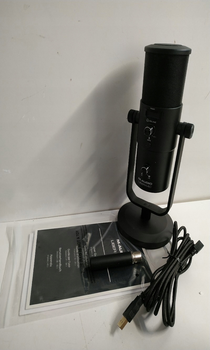 MIKROFON POJEMNOŚCIOWY M AUDIO UBER MIC CZARNY Rodzaj pojemnościowy