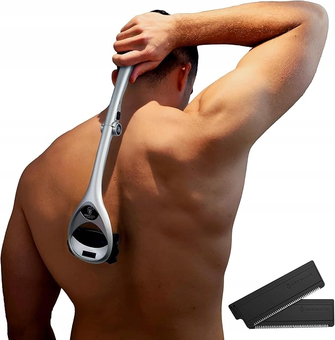 BakBlade 2.0 SilverBak Golarka Do Pleców Dla Mężczyzn