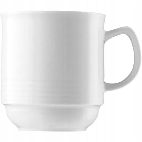 Hrnček stohovateľný Bauscher System 260 ml, biely 6 ks