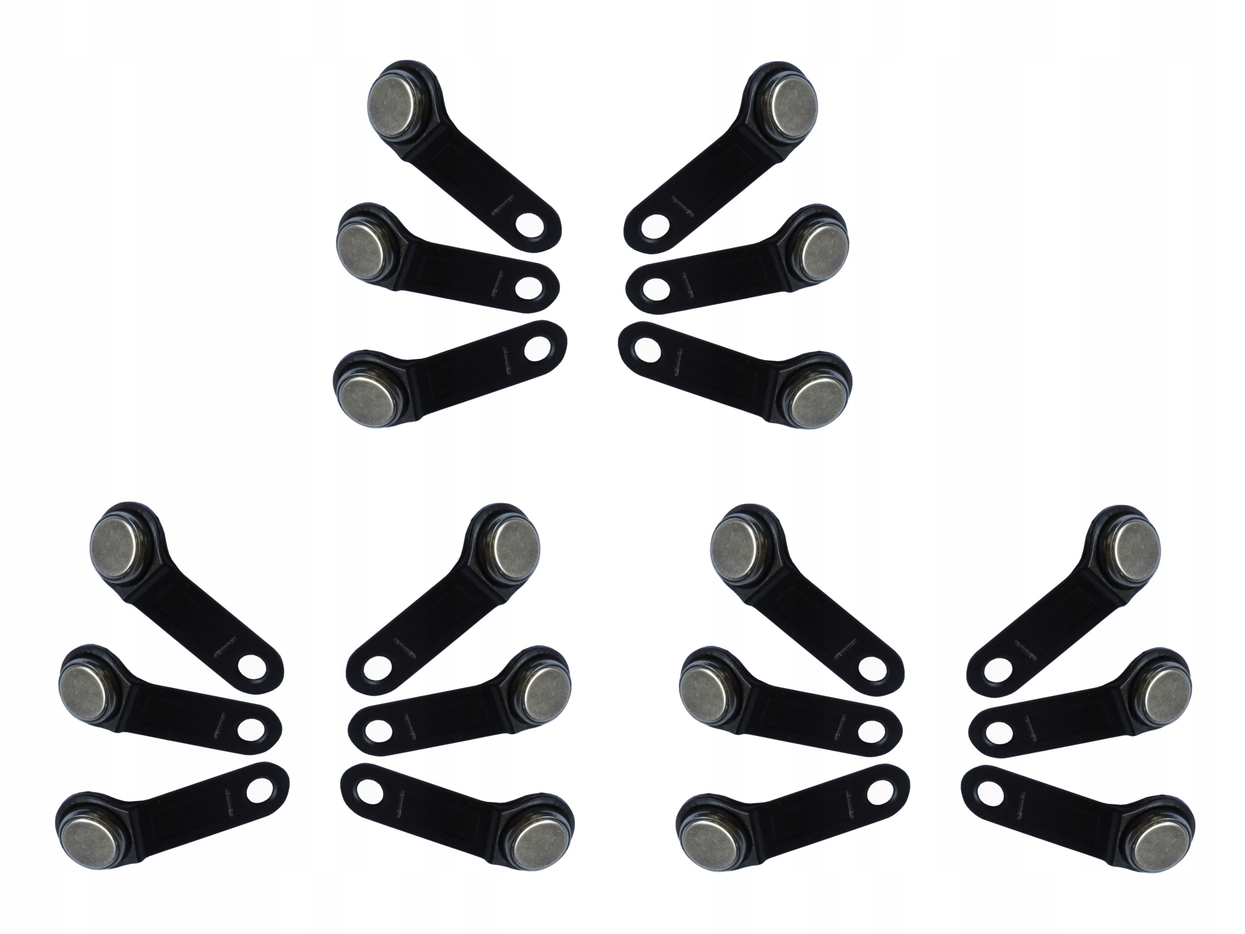 Přívěsek Na Klíče Pastilka pro Dallas iButton TM1990 Cyfral Laskomex černá 300 kusů