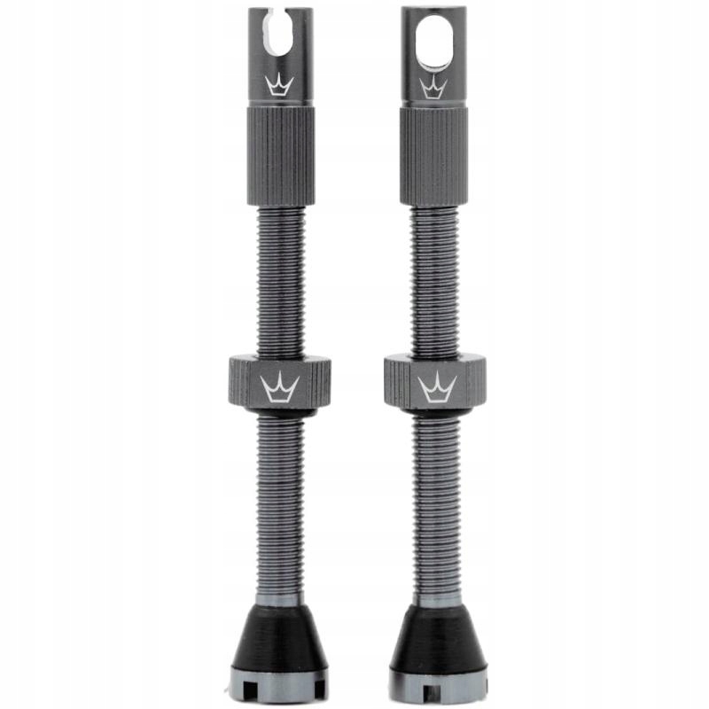 Peatys X Chris King MK2 Tubeless Valves 1 pár 60 mm břidlicově šedá