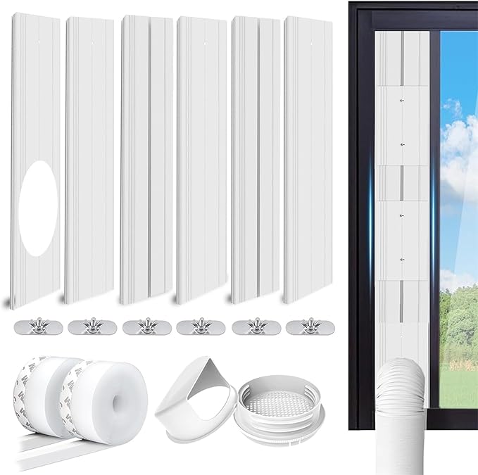 Zestaw okienny do klimatyzatora przenośnego 43–225 cm