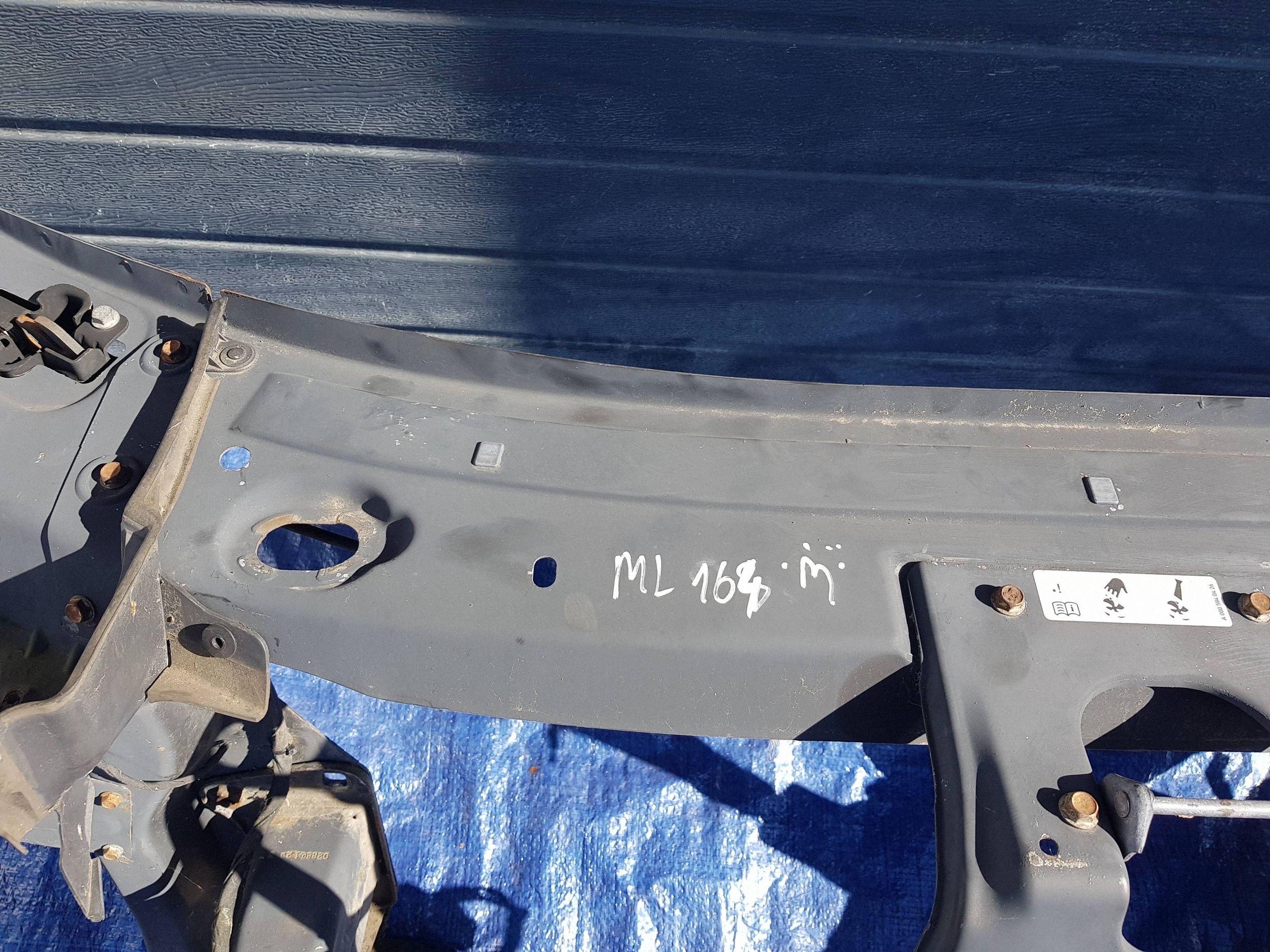 support panel for radiators front sider pillar Mercedes ML W164