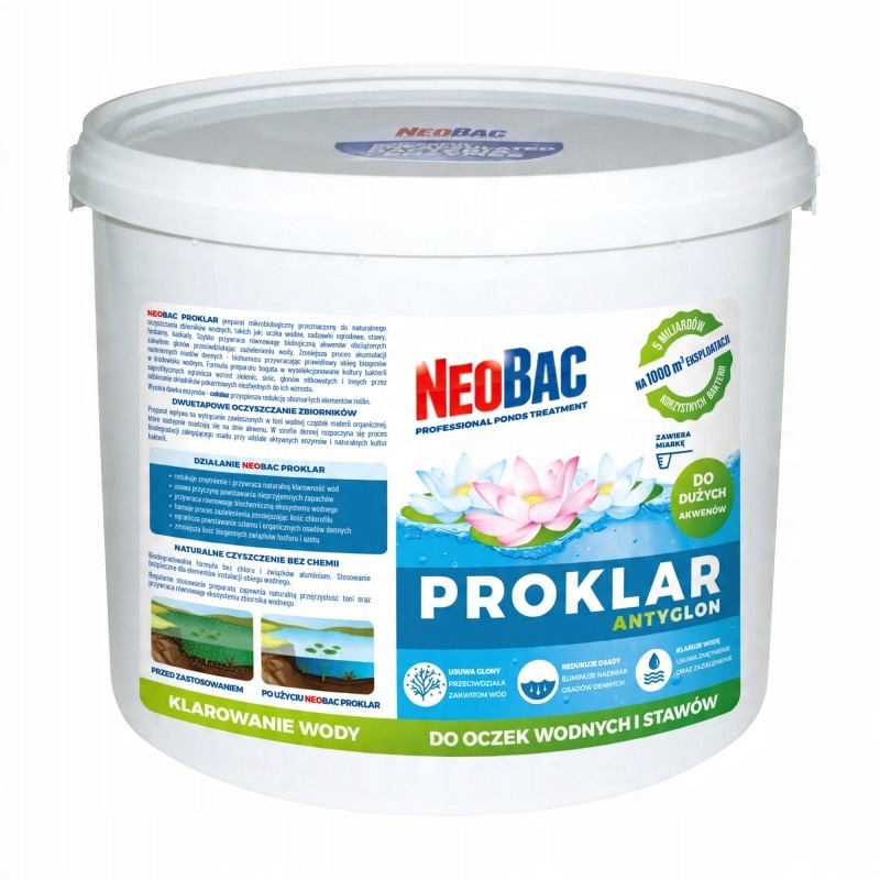 

NeoBac Proklar na Glony Bakterie do oczek stawów 5