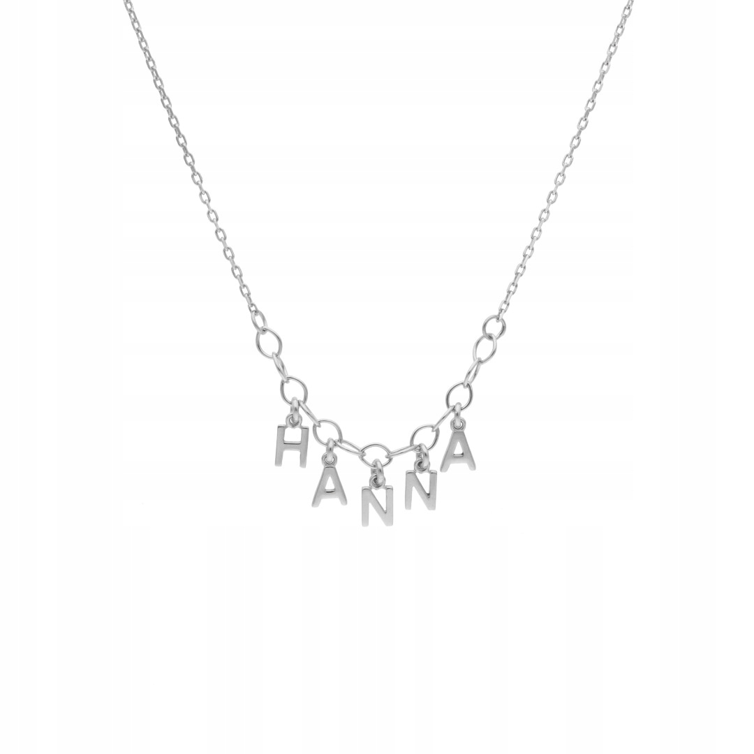 Náhrdelník jméno Hanna stříbro