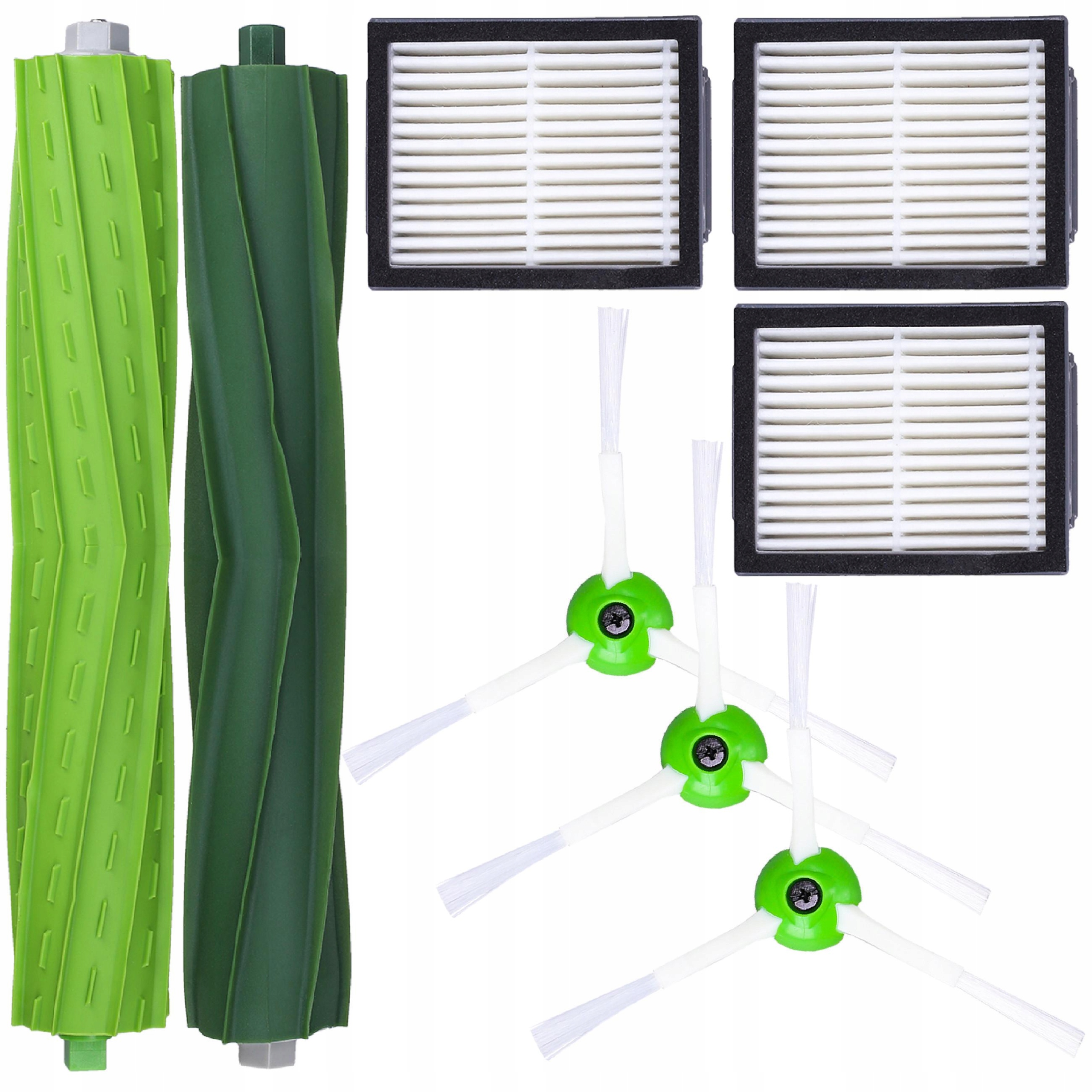 ZESTAW FILTRY SZCZOTKI do iRobot Roomba E5 E6 I7+