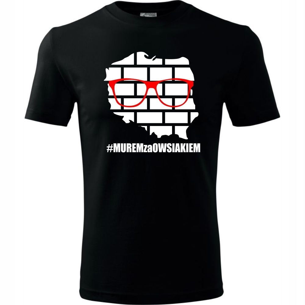 

Koszulka Męska #MUREMzaOWSIAKIEM Wsparcie Wośp