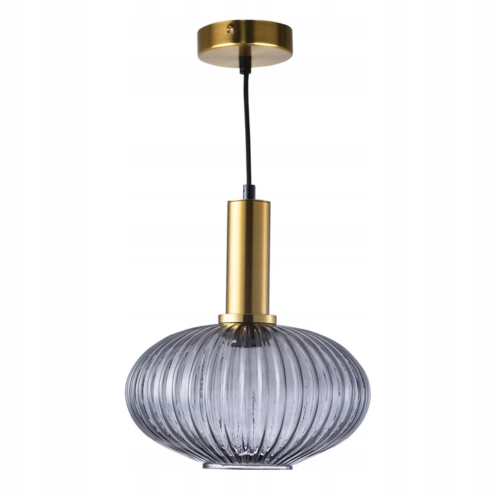 Závěsná lampa Polux Norfolk Smokey 1 světelné body E27