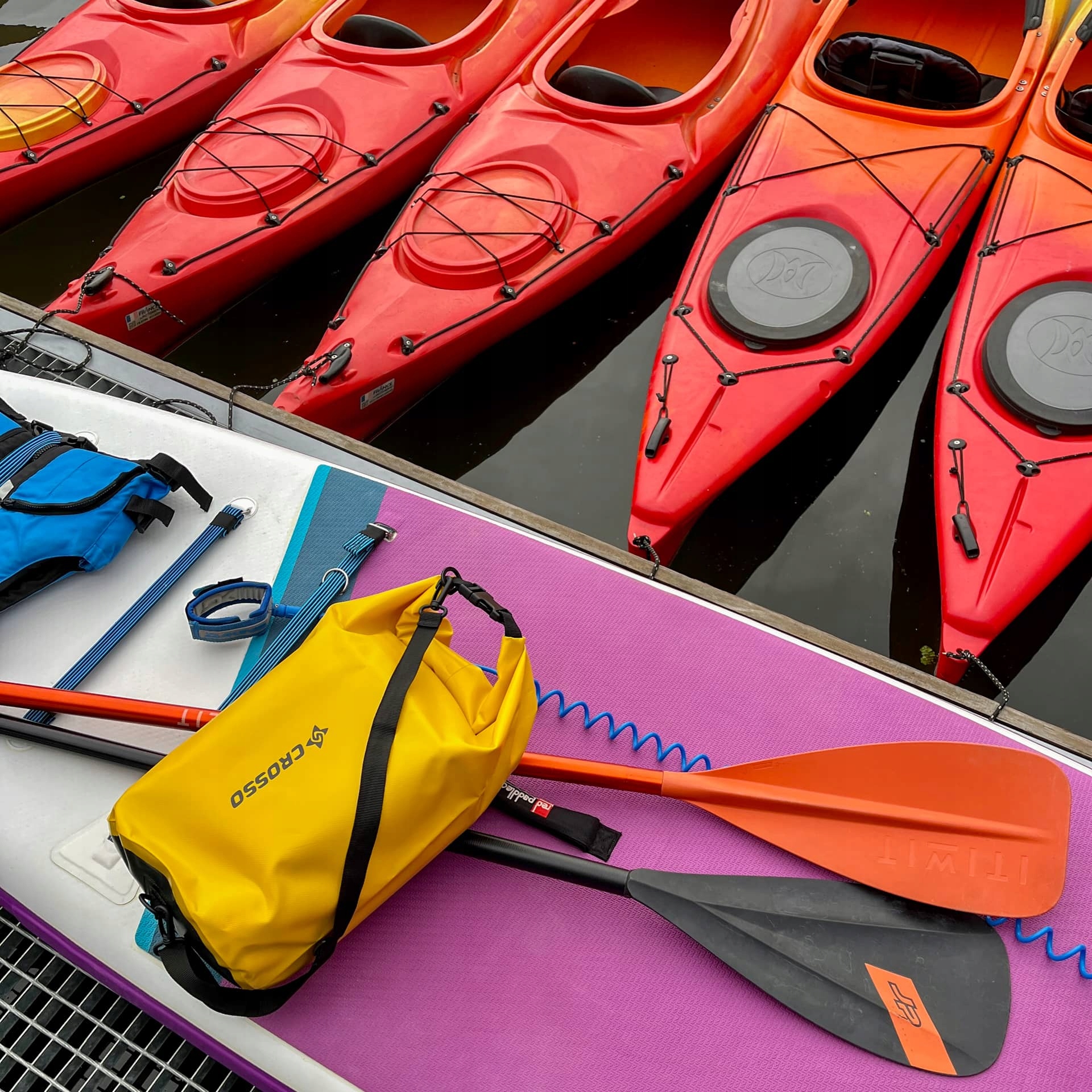 Pomarańczowy worek Crosso Dry Bag / 20 l Stan opakowania oryginalne