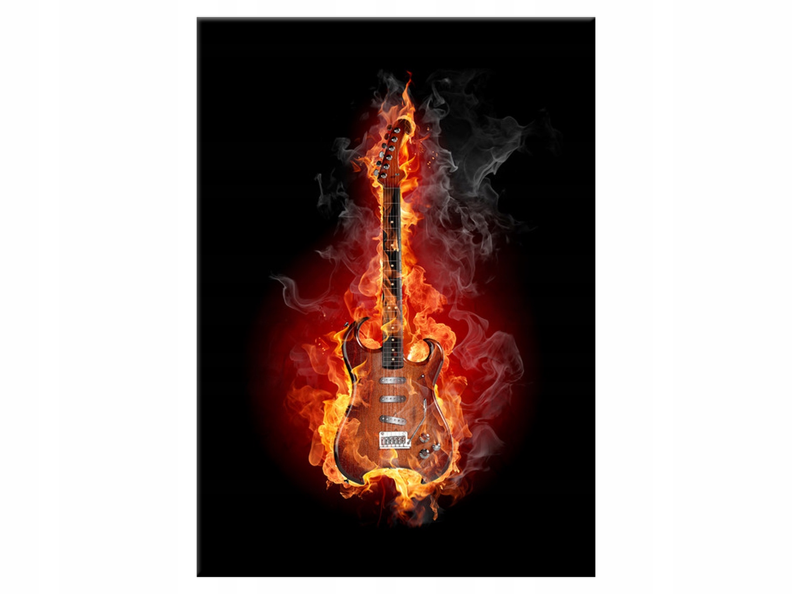 

Obraz Rock and fire 50x70 Gitara na płótnie salon
