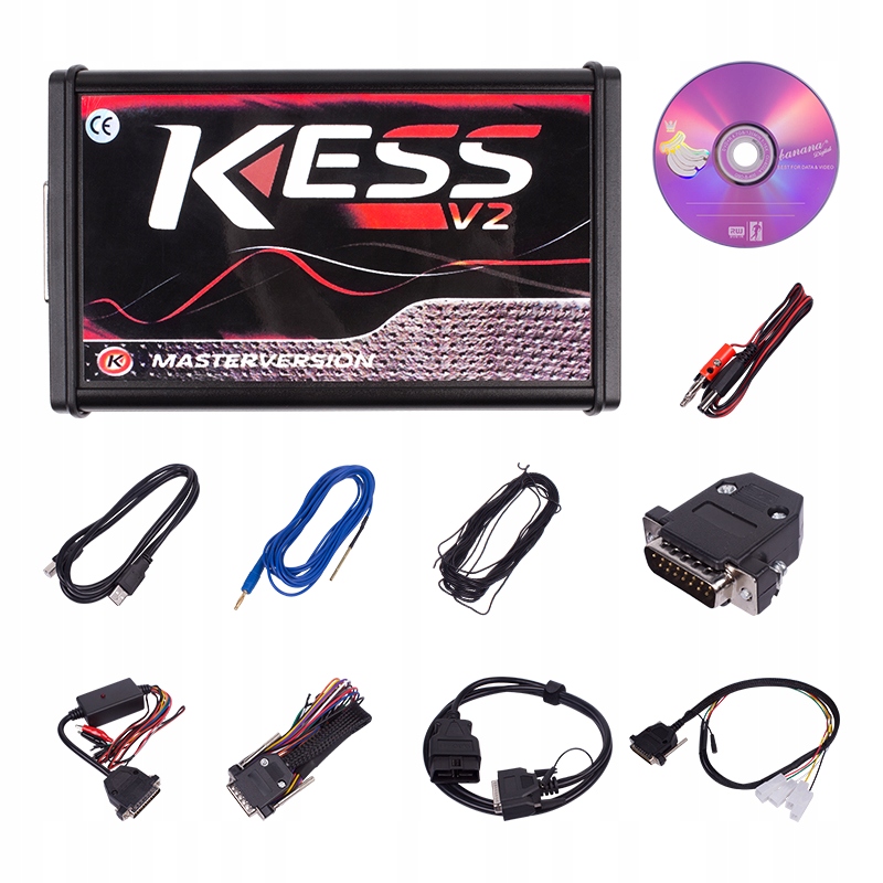 INTERFEJS PROGRAMATOR KESS V2.80 ECU 5.017 RED EU Waga produktu z opakowaniem jednostkowym 1.06 kg