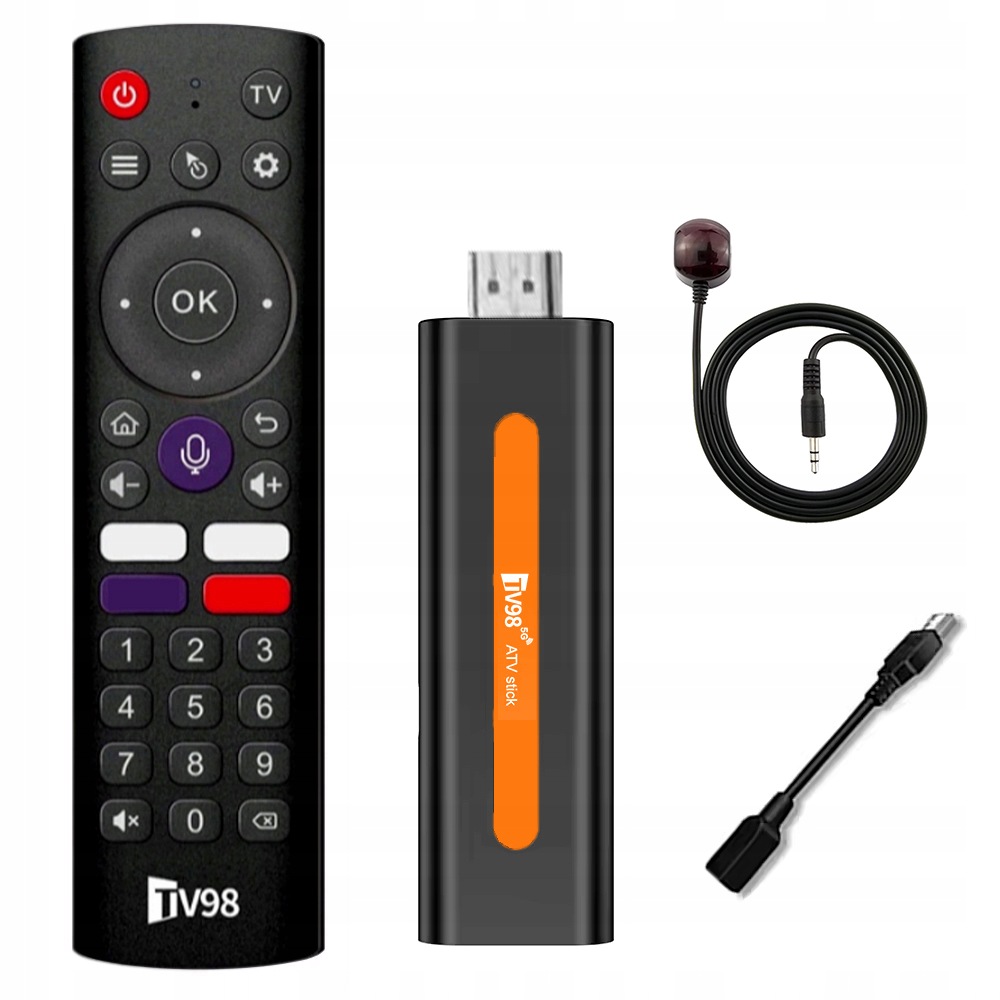 Přehrávač Multimediální adaptér pro Android 14 Smart Tv Stick Box WiFi