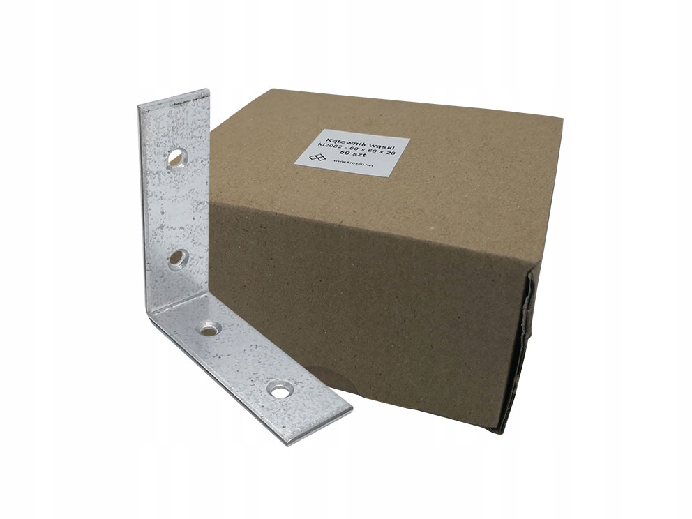 

Kątownik łącznik ciesielski 60x60x20 50szt
