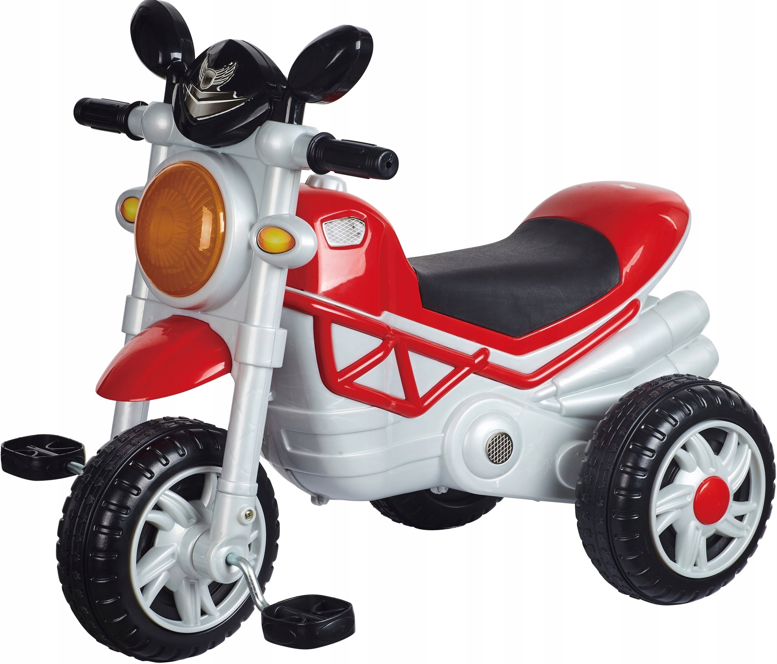 Jeździk na pedały pierwszy rowerek trójkołowy chodzik pchacz 18m+