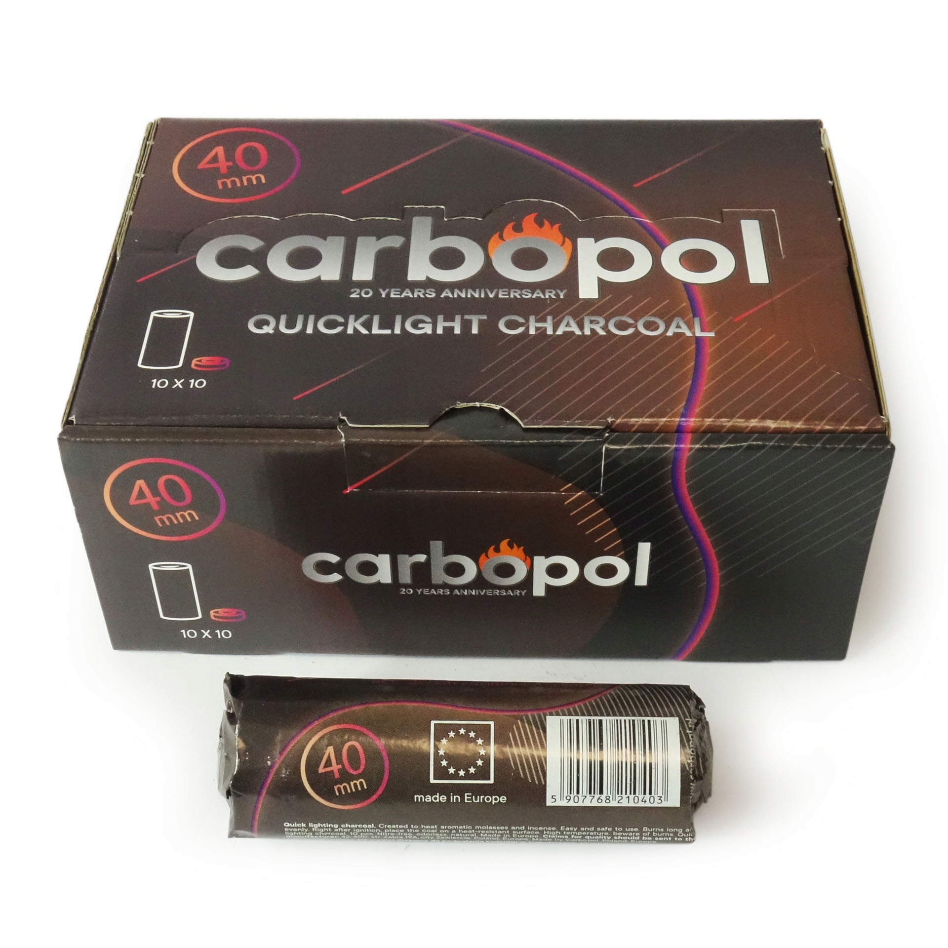 

Węgielki Do Trybularza 40 mm carboPOL