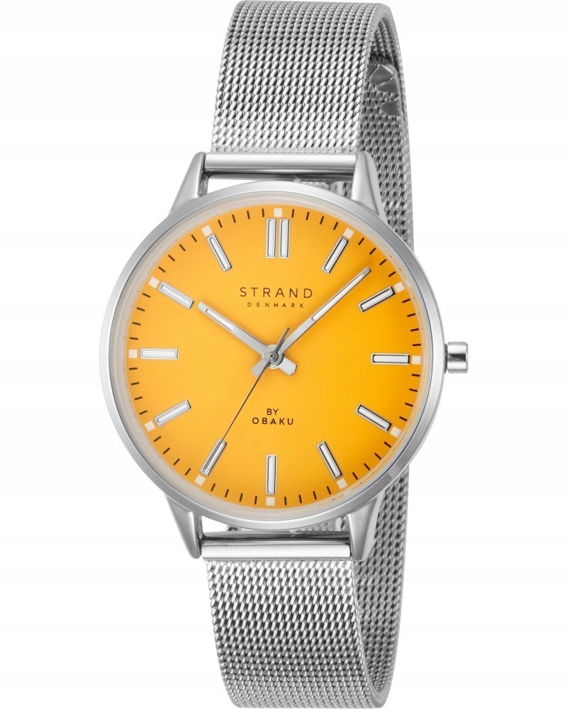 Nové originální dámské hodinky Strand by Obaku S747LXCYMC stříbrné