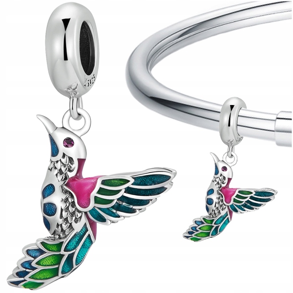 

Charms Rajski Ptak koralik beads srebro pr 925