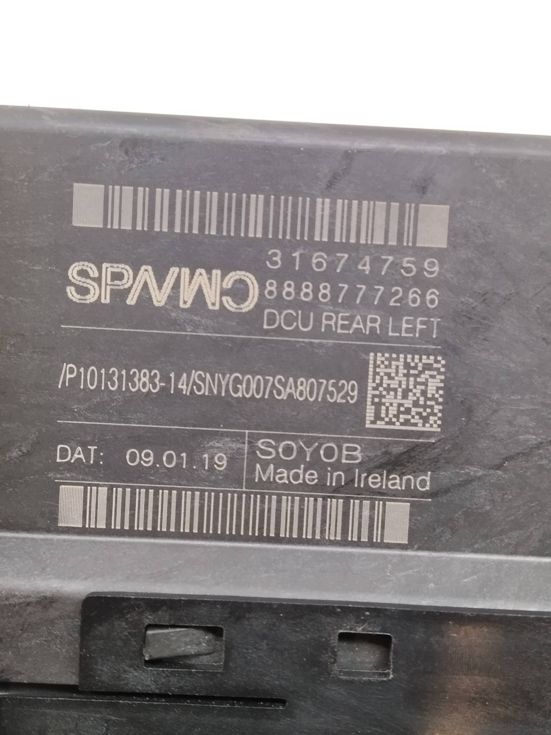 mini motor windows left rear part 31674759 Volvo XC 90 II (2015- )