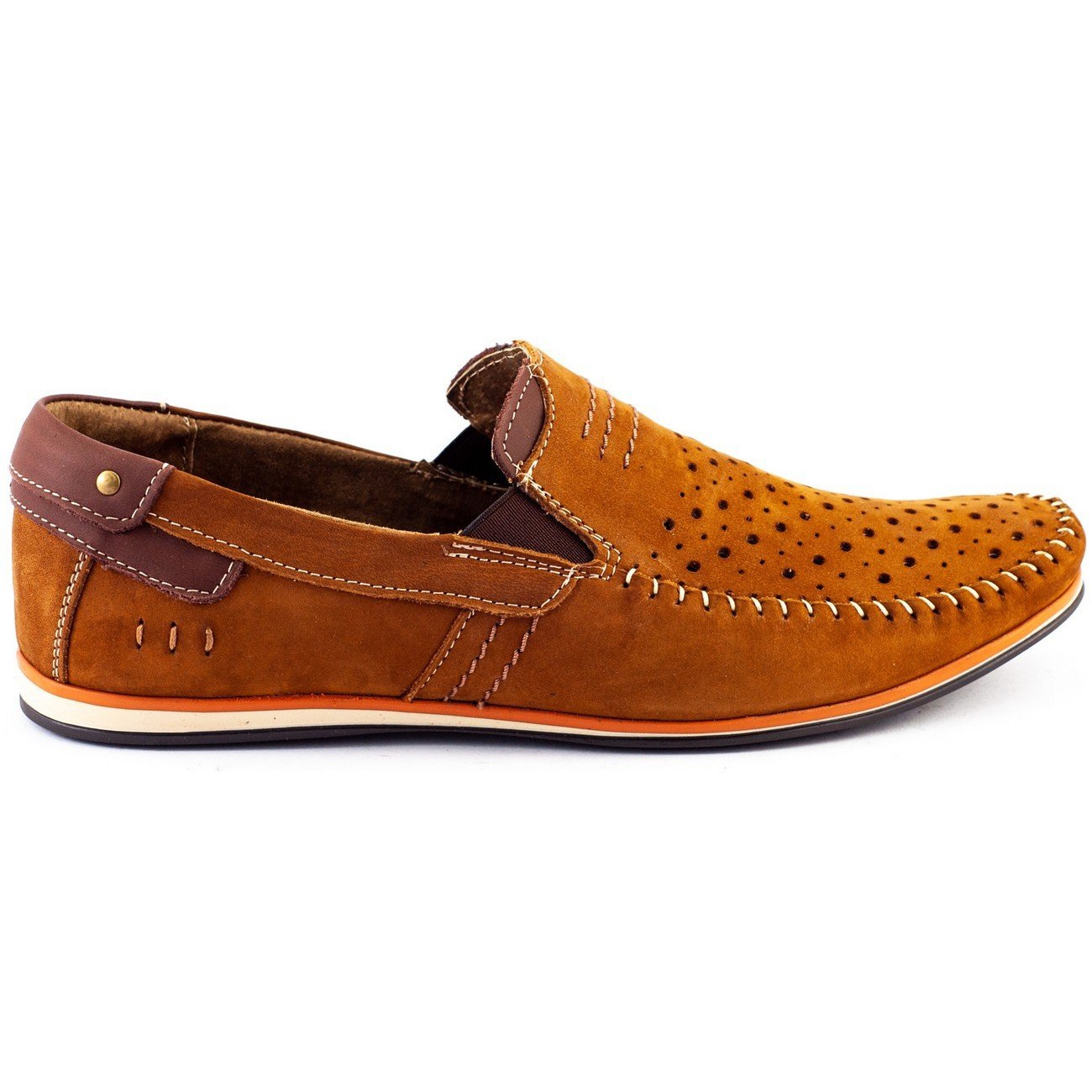 

Buty męskie mokasyny 876 lato camel r.41