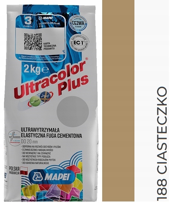 MAPEI FUGA Ultracolor Plus 188 CIASTECZKO 2kg