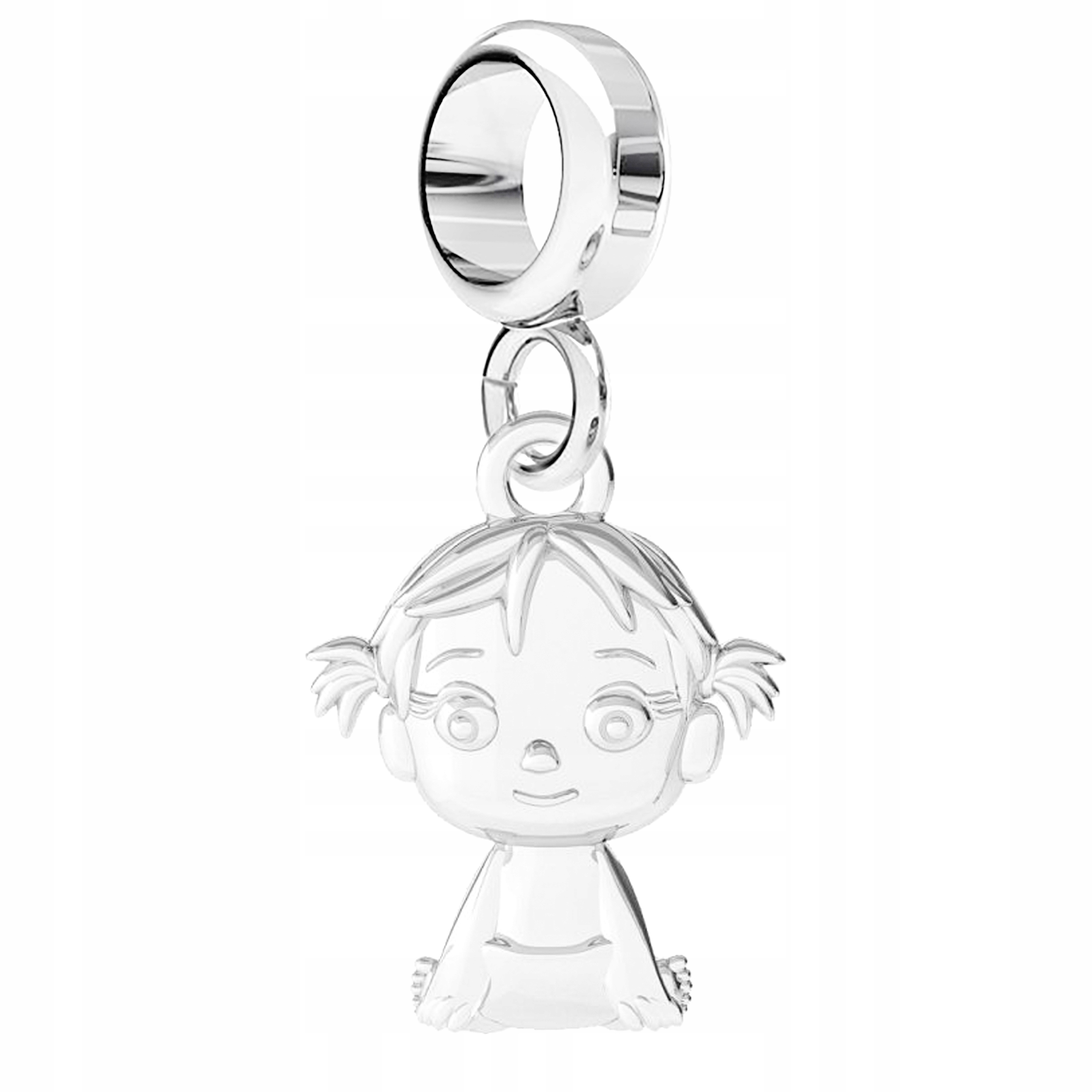Charms Stříbrná Dívka Rodina Dítě Dcera Miminko Stříbro 925