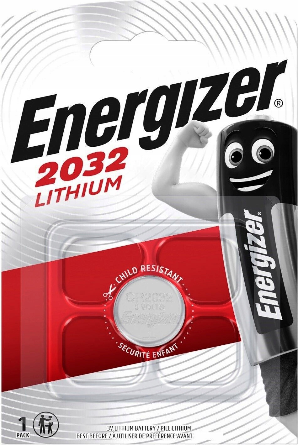 

1x Bateria Litowa 3V Energizer CR2032 DL 2032