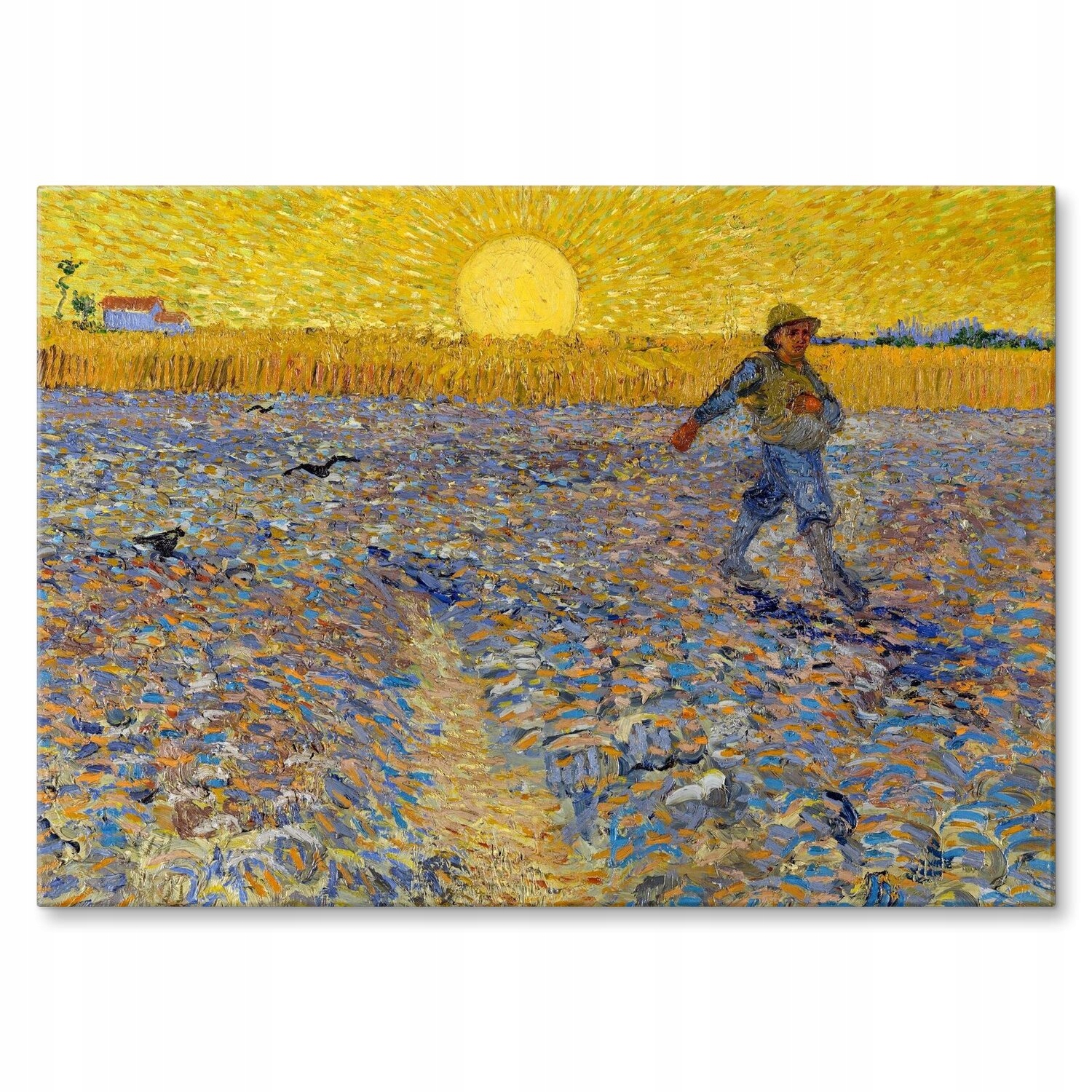 Kovový plakát Sower van Gogh Szyld Plech 42 x 59,4 cm Dárek