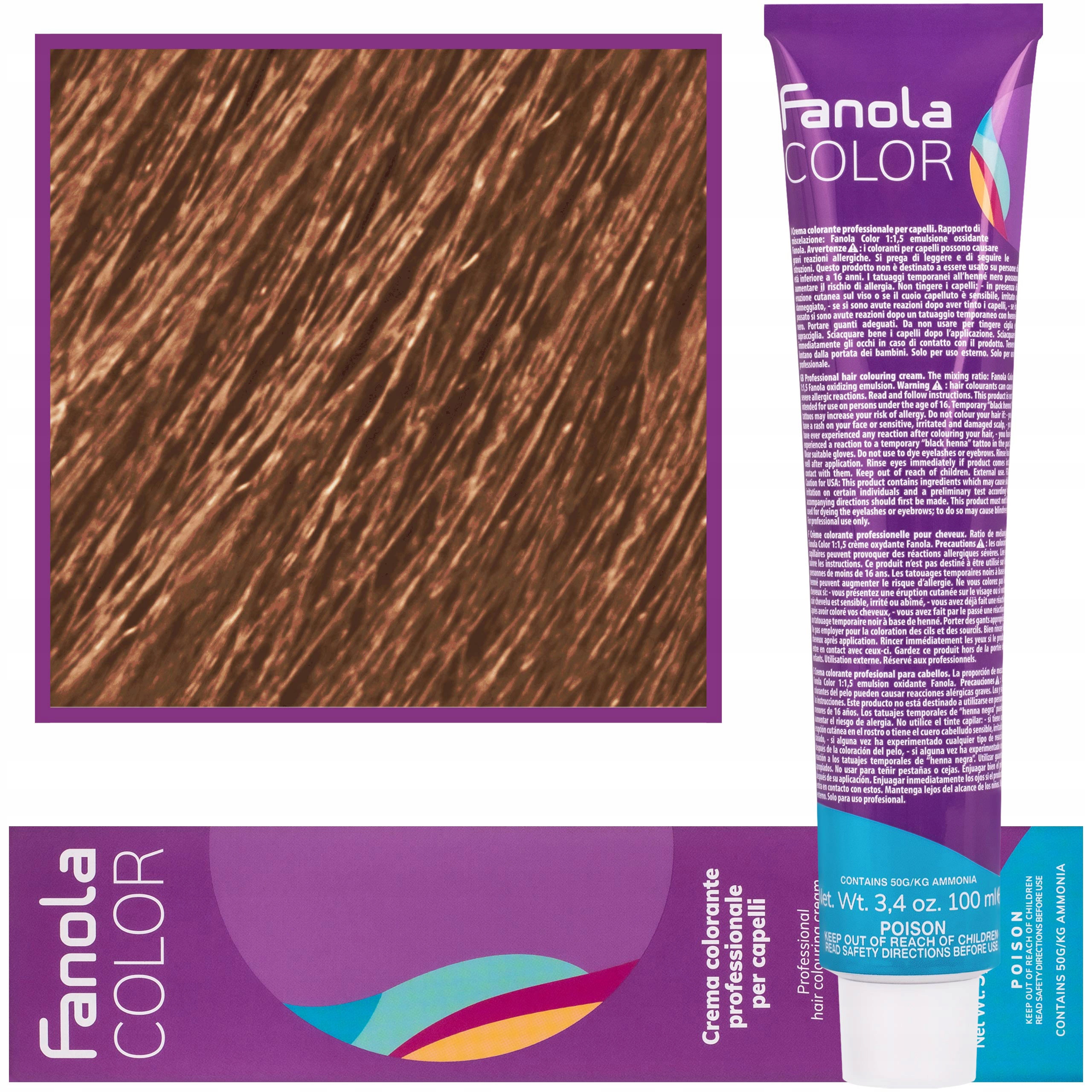 

Farba do włosów Fanola 100ml kolor 8,3