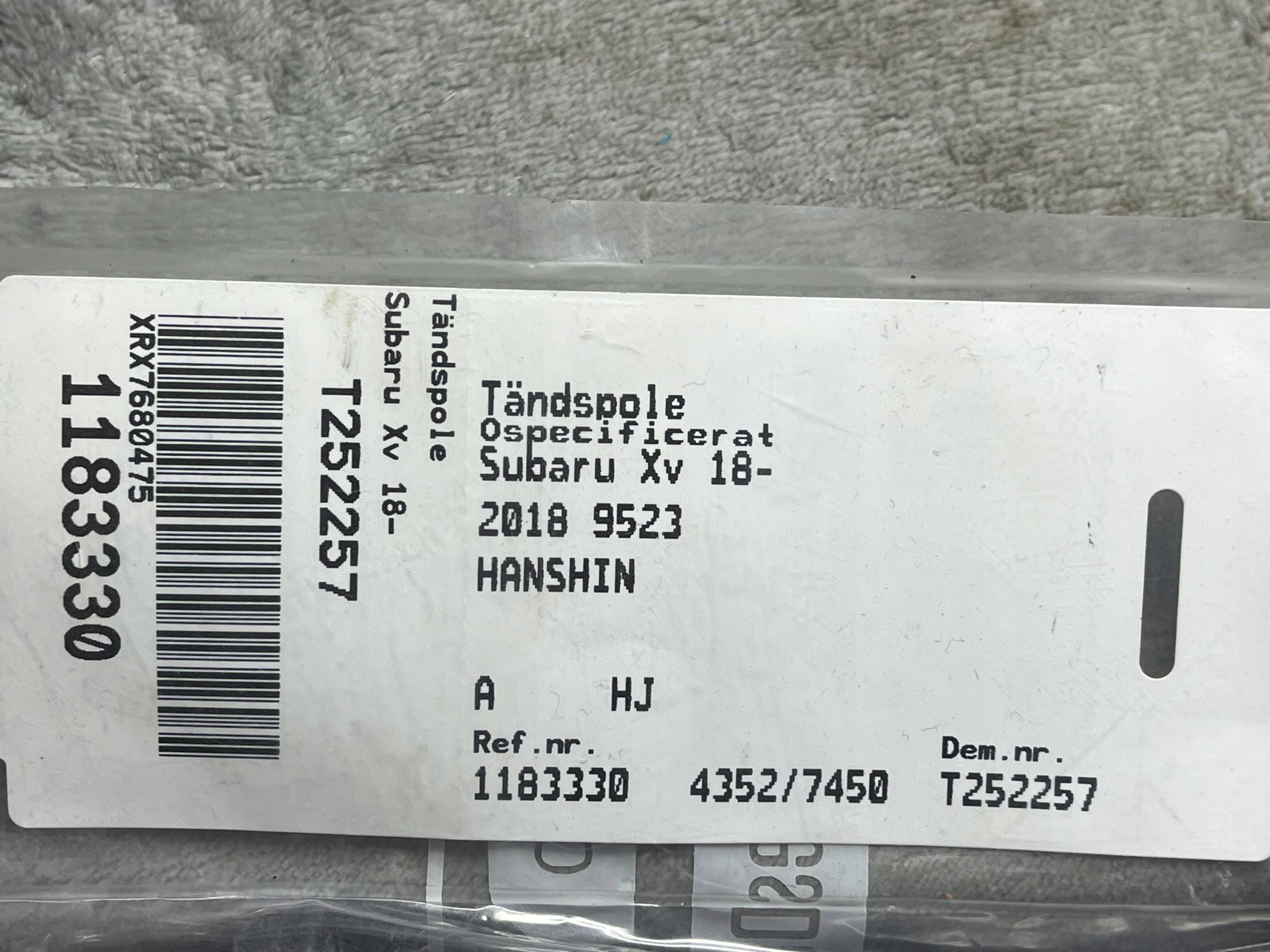 coil ignition Subaru XV II 22433AA740 !J