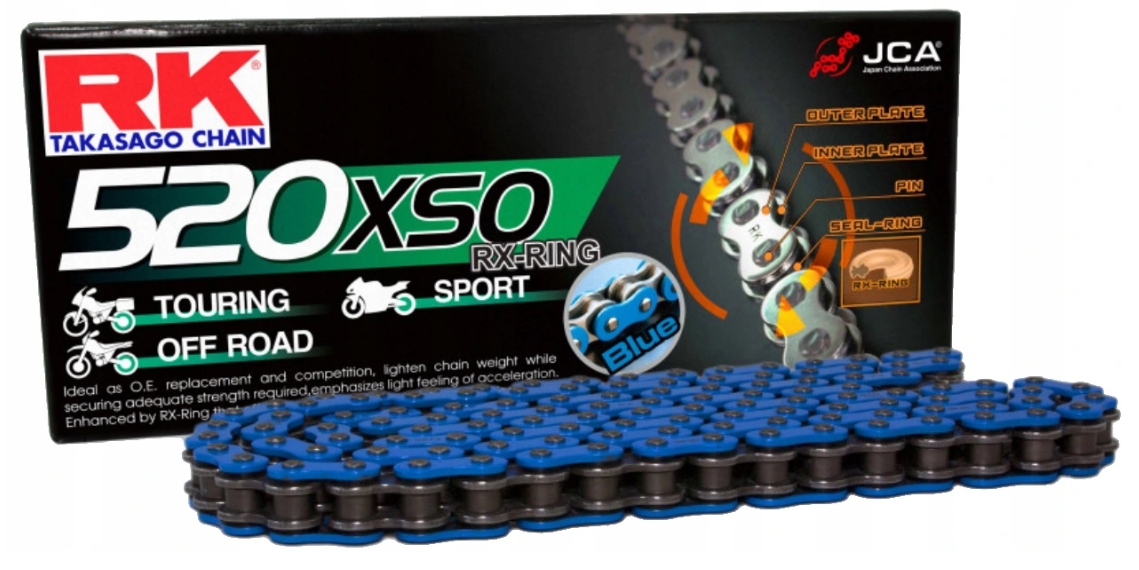 794.01.96 - ЛАНЦЮГ RK СИНІЙ HONDA X-ADV 750 2017-2021