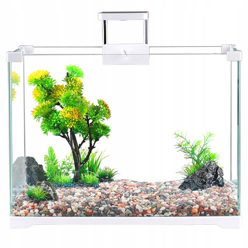Małe Akwarium 25L Zestaw Filtr Lampa Led Sunsun O Led Do Domu Biura