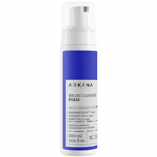 Arkana Neuro Cannabis Foam kanabisová neuro-pěna na mytí kůže 200 Ml