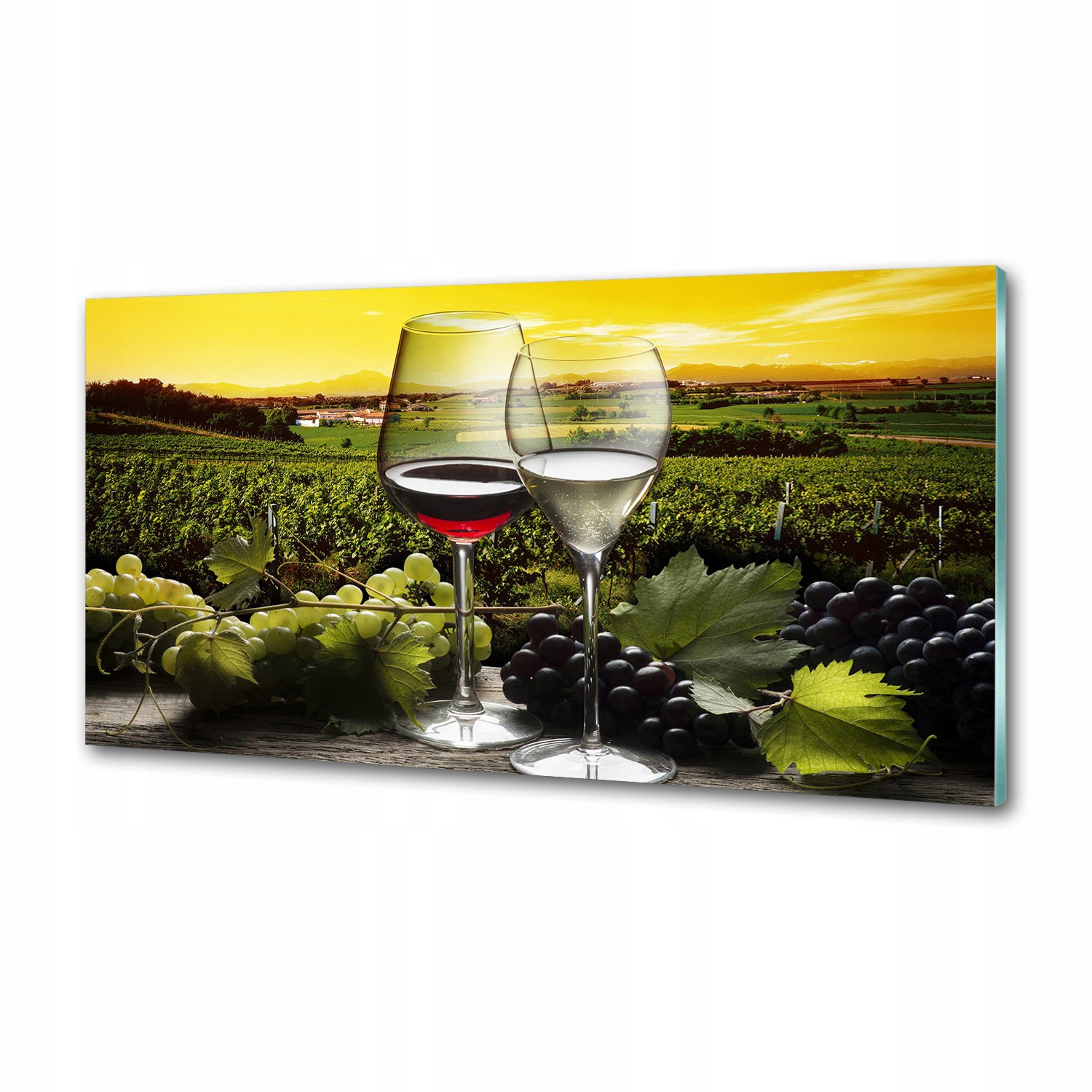 Panel do kuchyne Víno a hrozno 120 x 60 cm Lepidlo