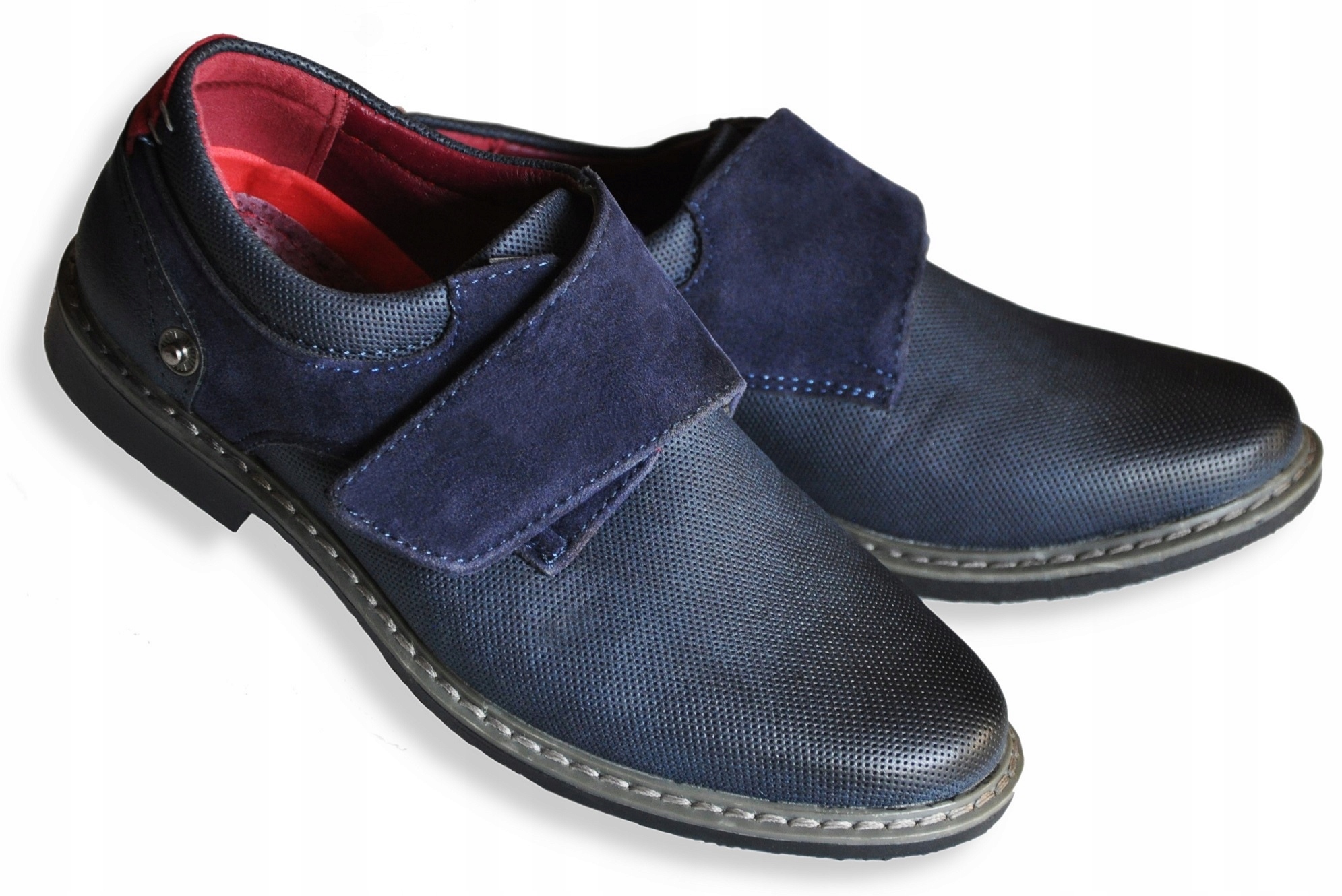 SALVI Mokasyny zgrabne wizytowe granat r 29 Marka Inna marka