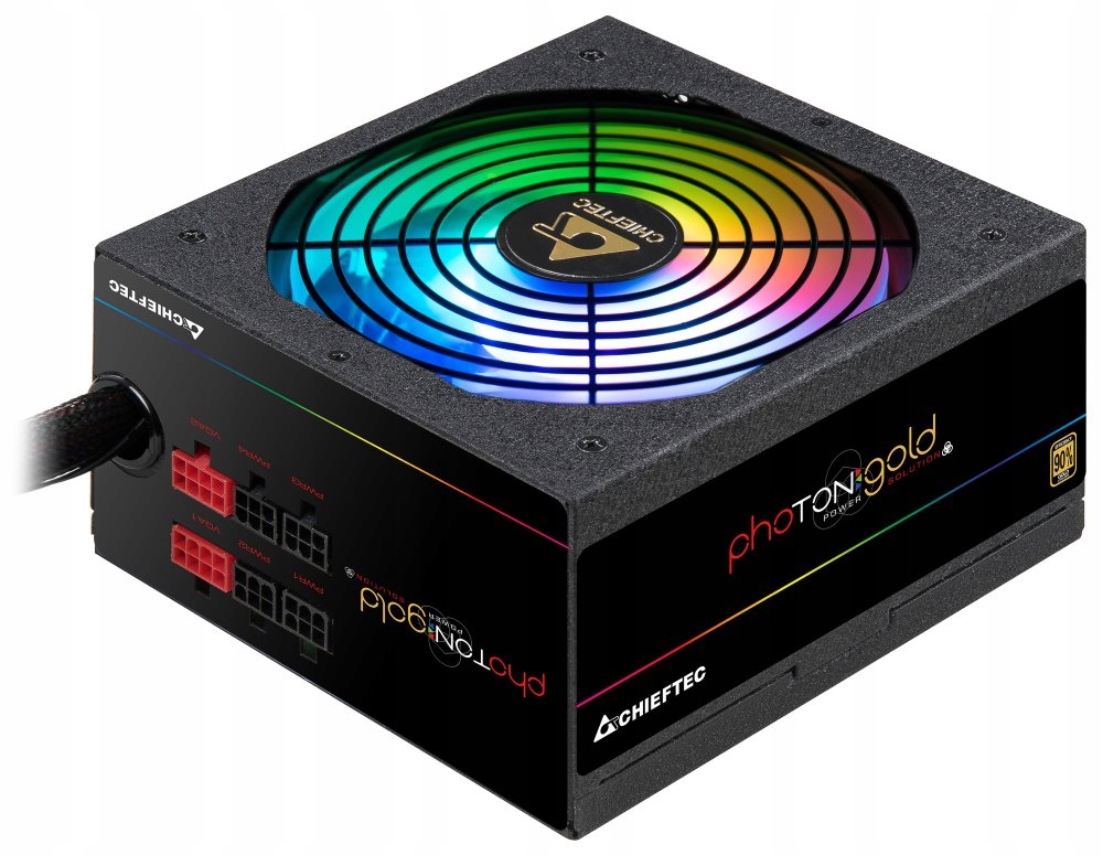 Chieftec zdroj GDP-750C-RGB Photon Gold Series 750W 140mm fan akt.