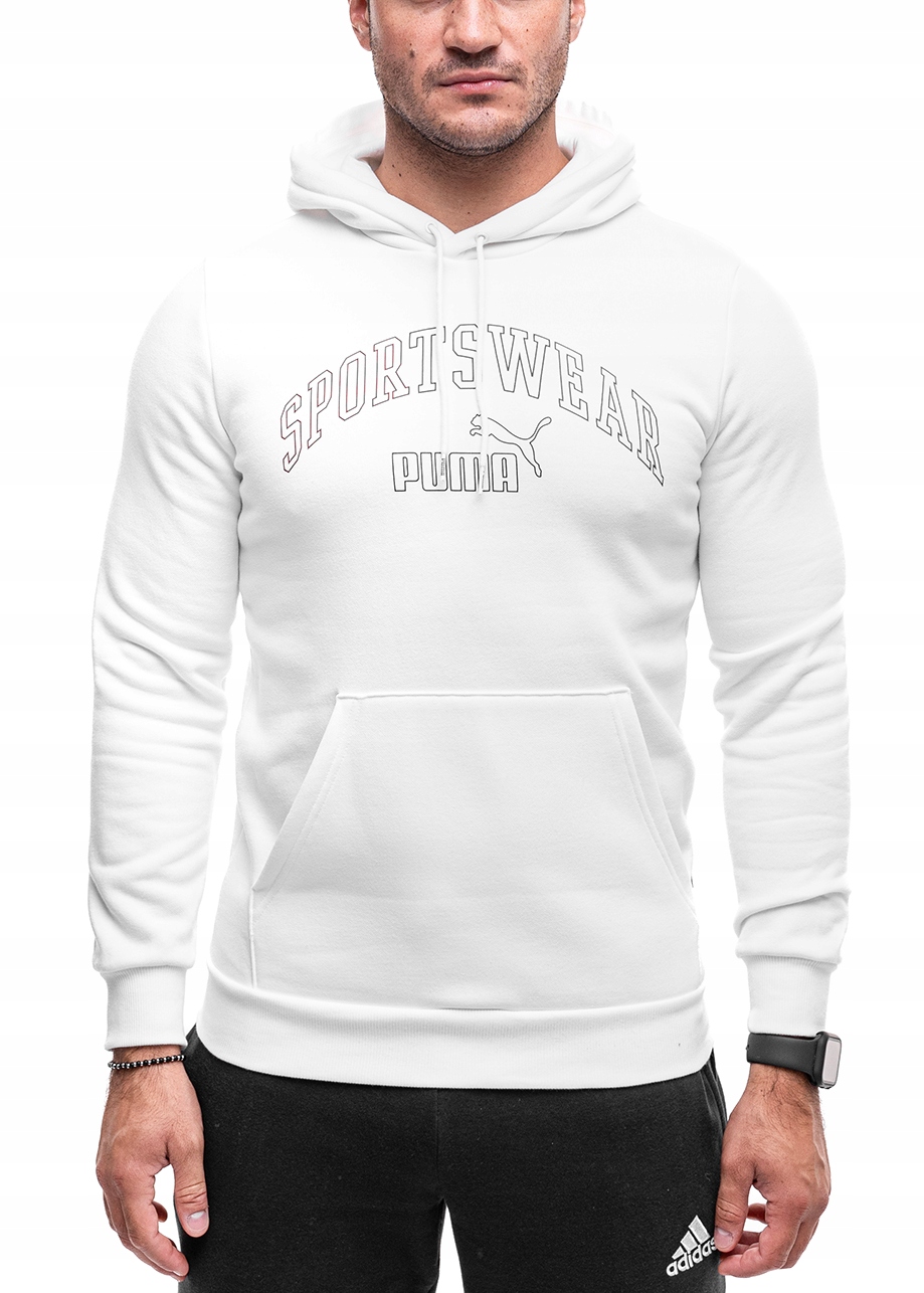 Puma pánská mikina s kapucí sportovní bavlněná teplá Hoodie vel. M